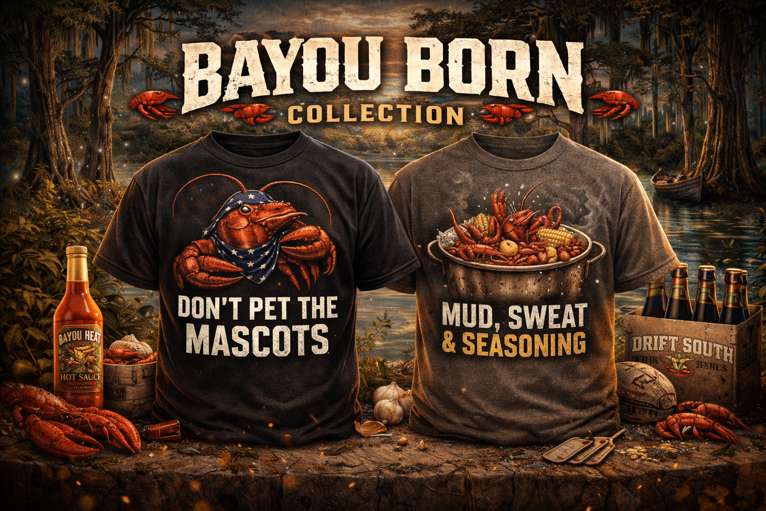 🦞 Bayou Born Collection