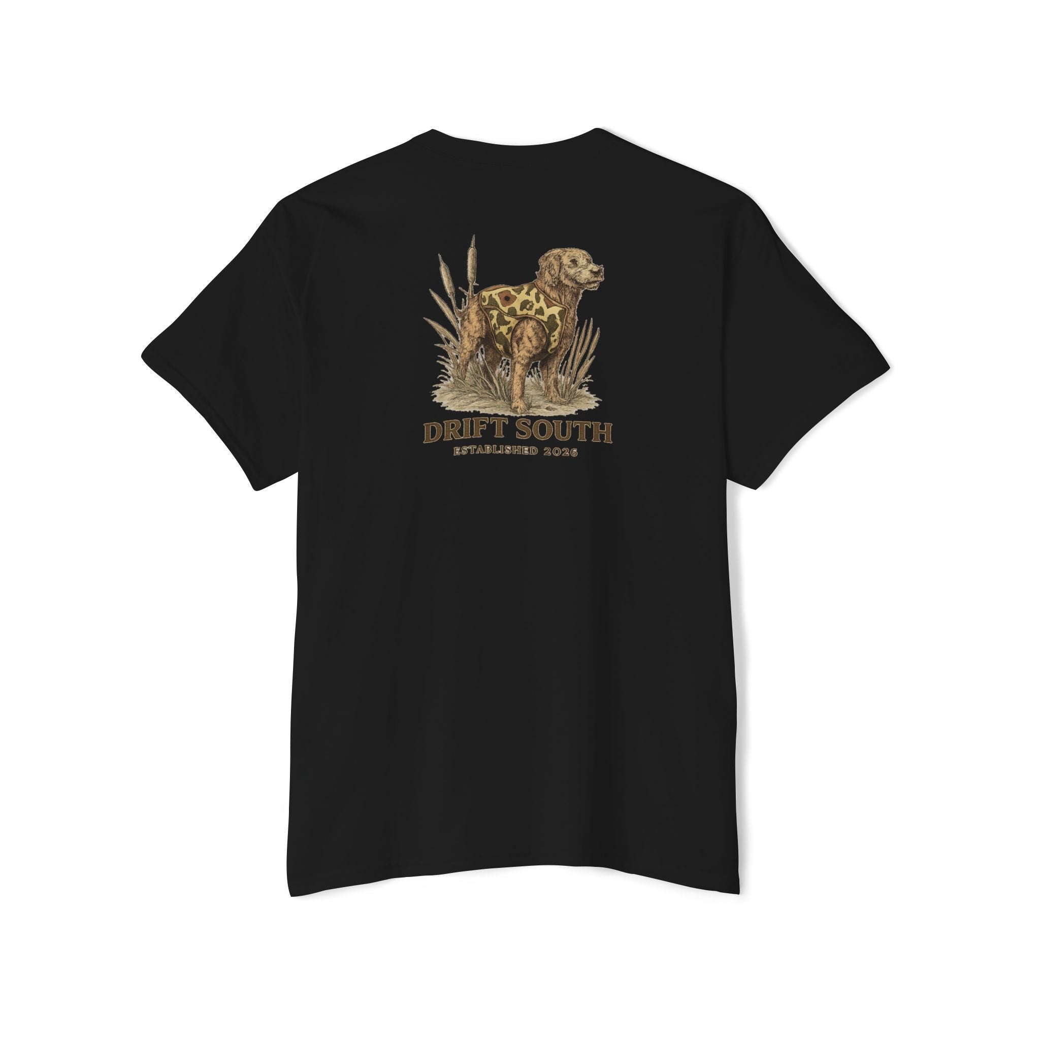 Drift South Retriever Heritage Pocket Tee | Established 2026