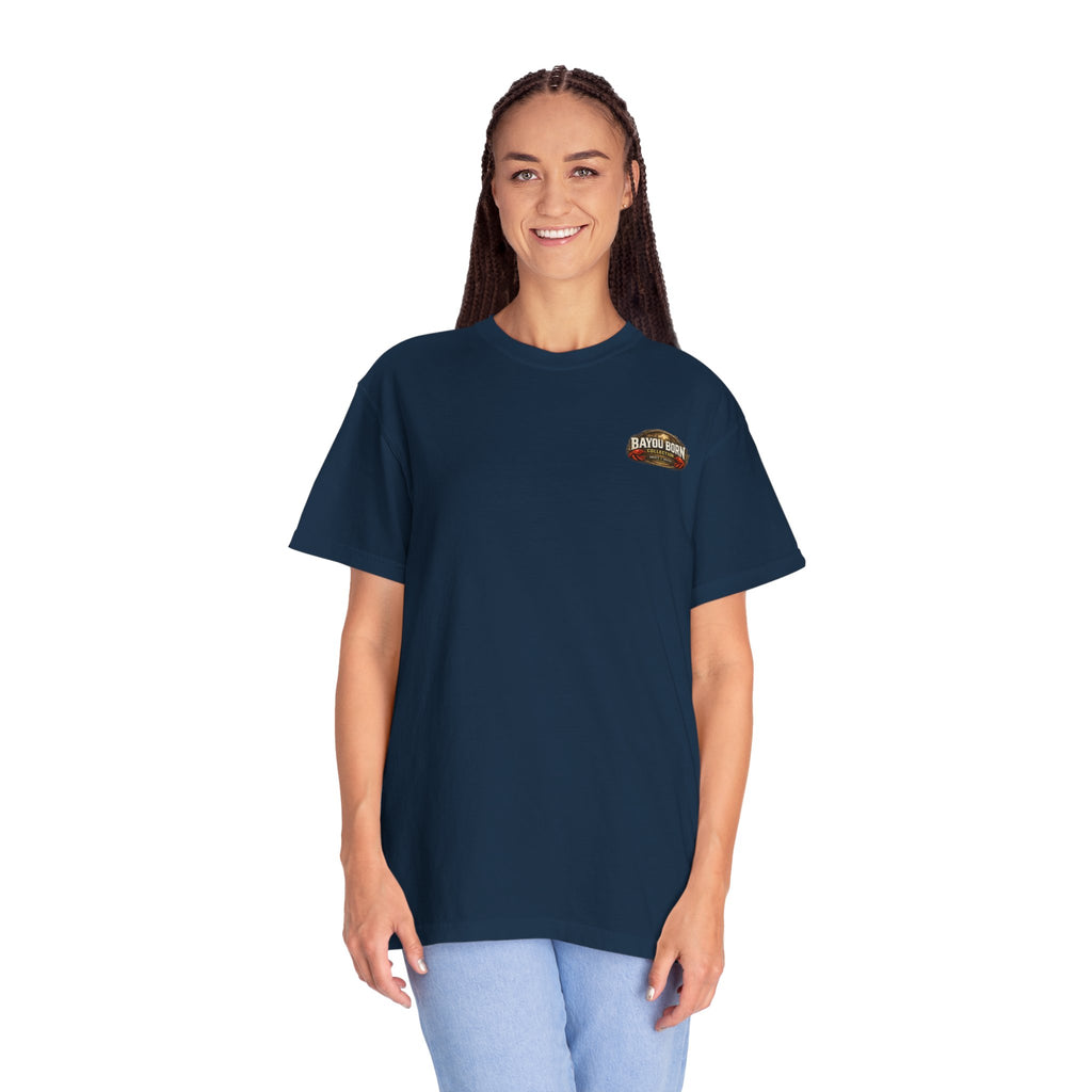 Drift South™-Mud, Sweat & Seasoning Cajun Crawfish Boil T-Shirt | Bayou Born Collection