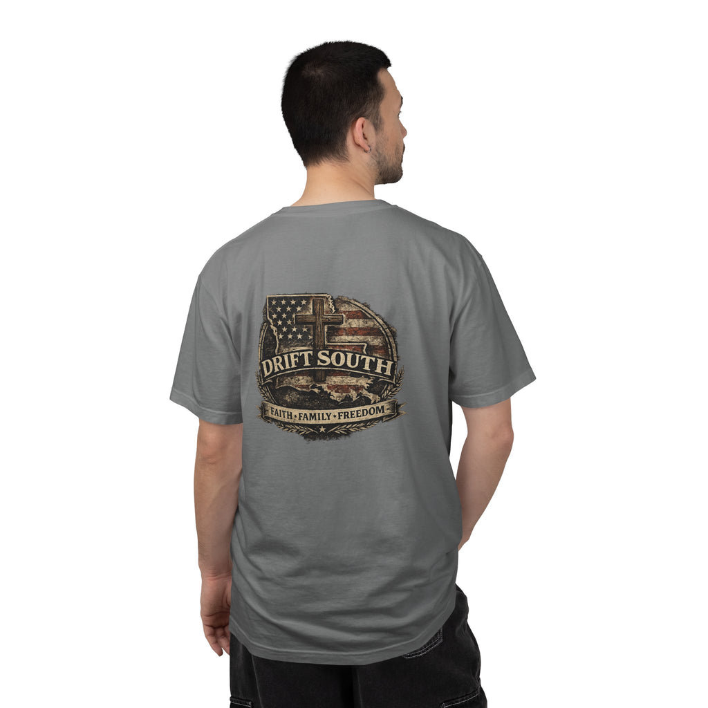 Drift South™-Faith Family Freedom Tee