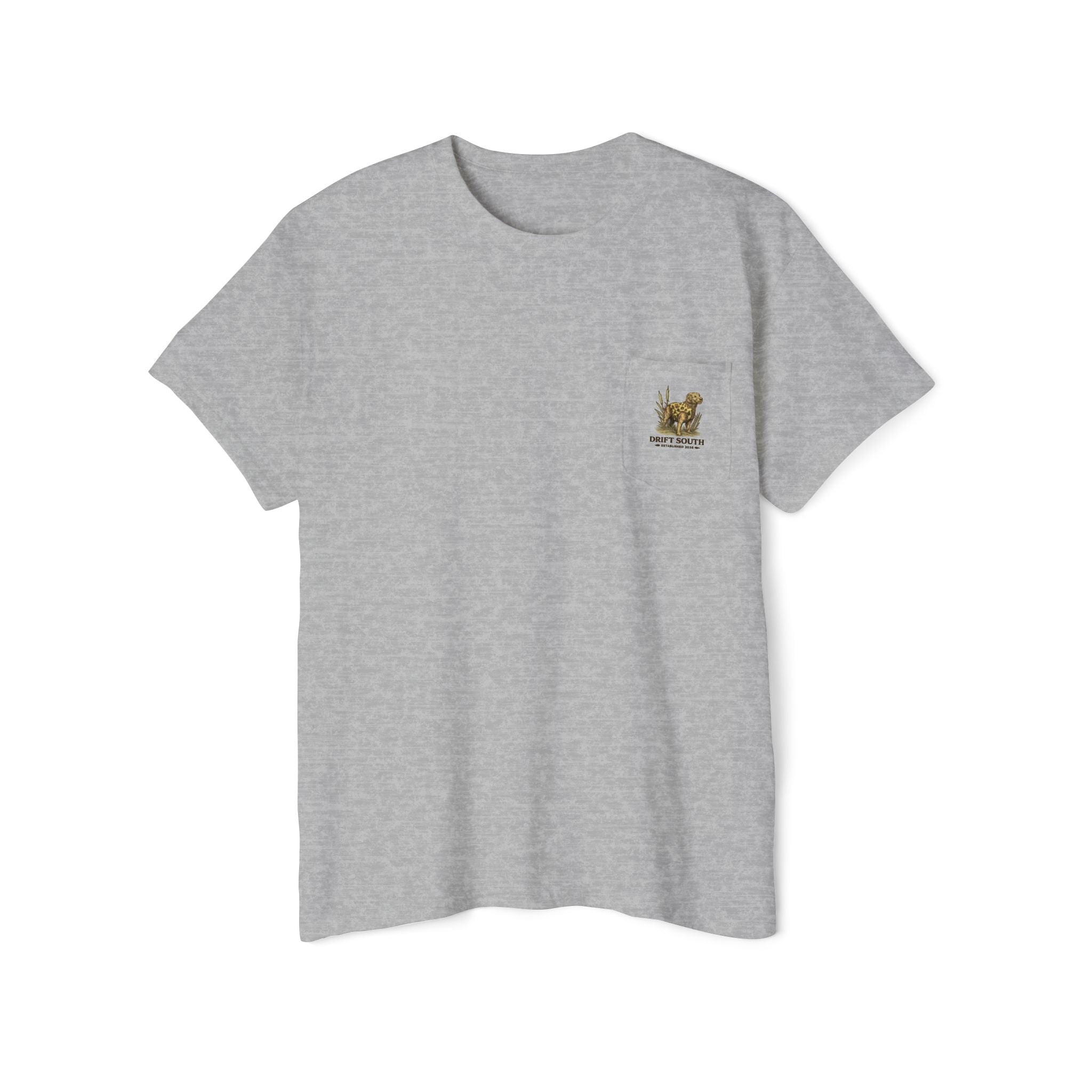 Drift South Retriever Heritage Pocket Tee | Established 2026