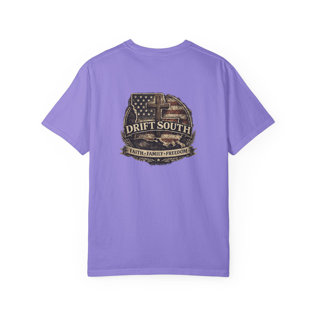 Drift South™-Faith Family Freedom Tee