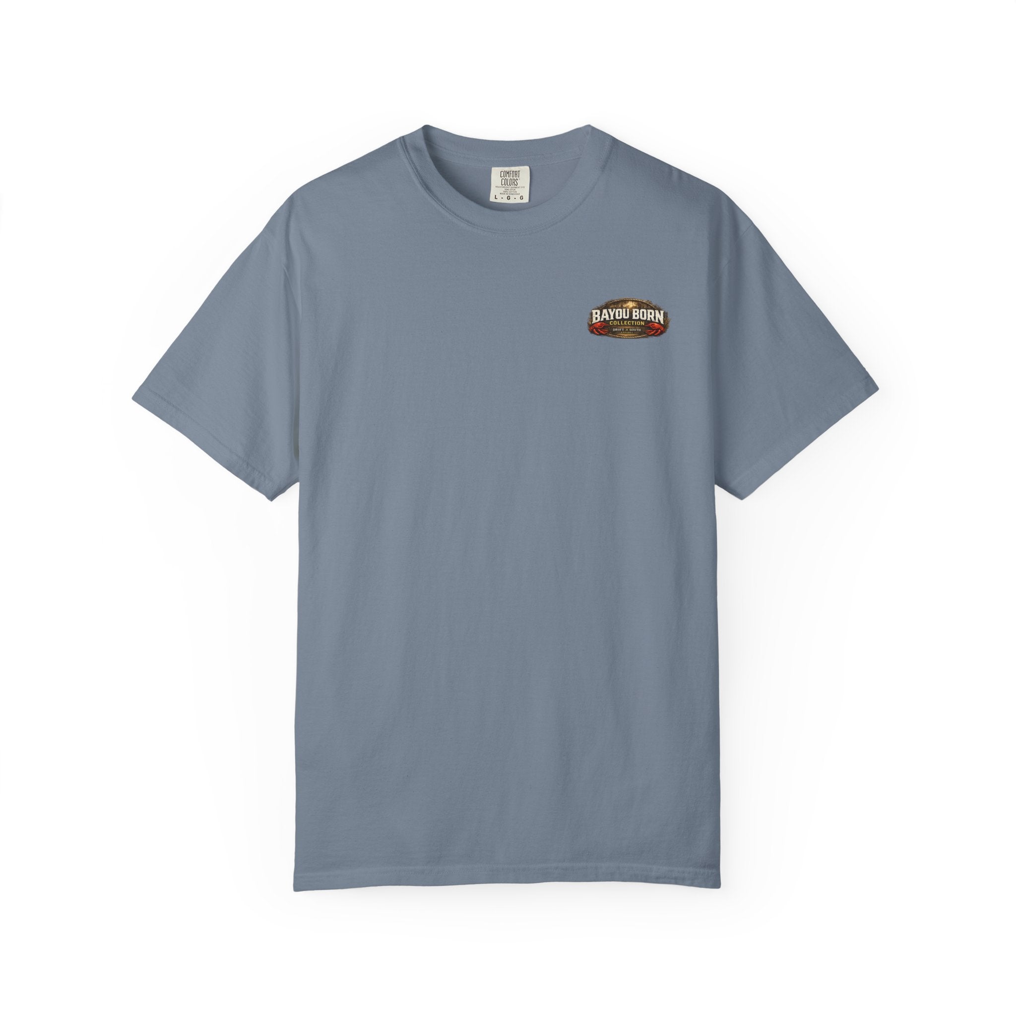Drift South™-Mud, Sweat & Seasoning Cajun Crawfish Boil T-Shirt | Bayou Born Collection