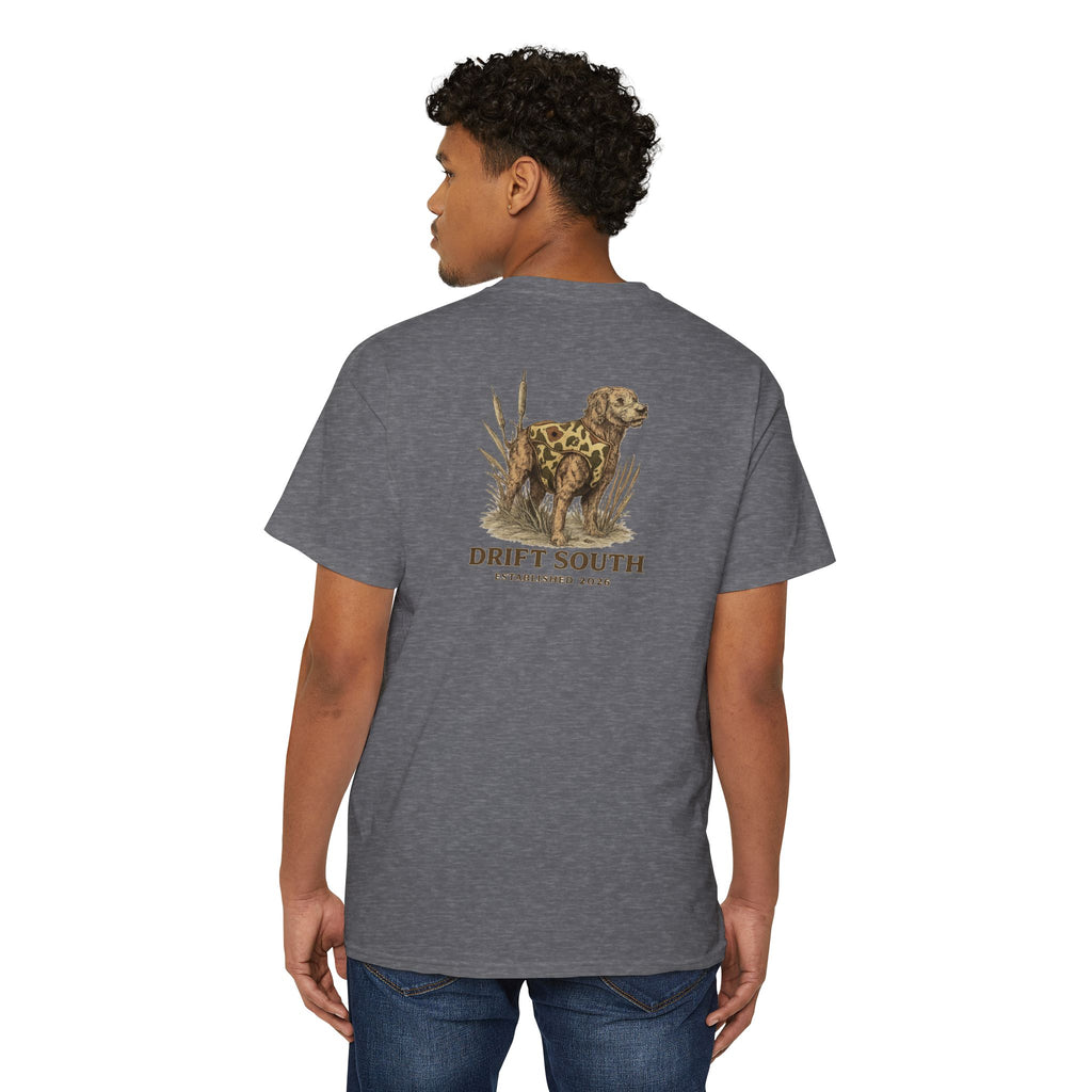 Drift South Retriever Heritage Pocket Tee | Established 2026