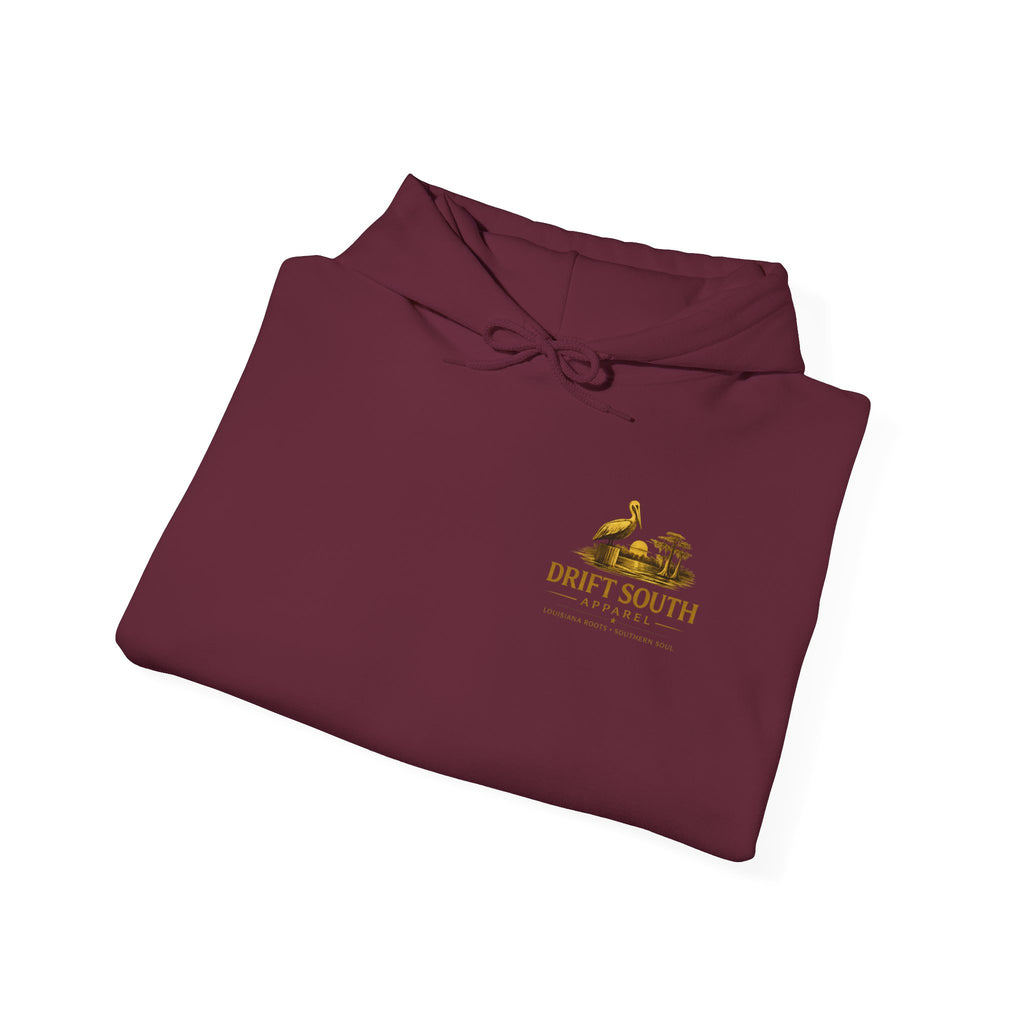 Duck Smoking Cigar Graphic Hoodie | Drift South Logo, Streetwear Style