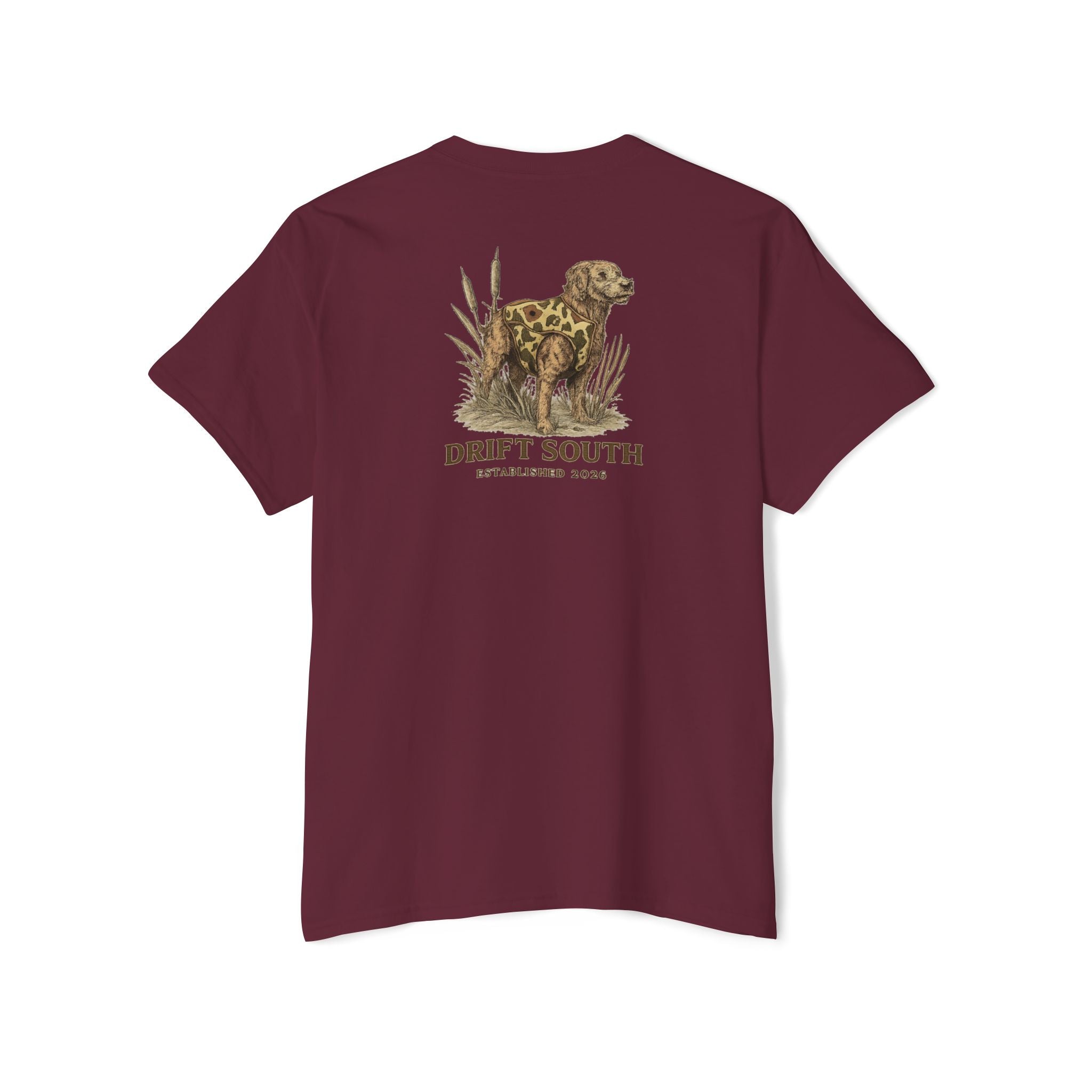 Drift South Retriever Heritage Pocket Tee | Established 2026