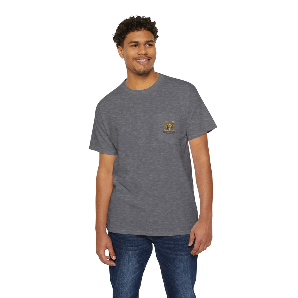 Drift South Retriever Heritage Pocket Tee | Established 2026