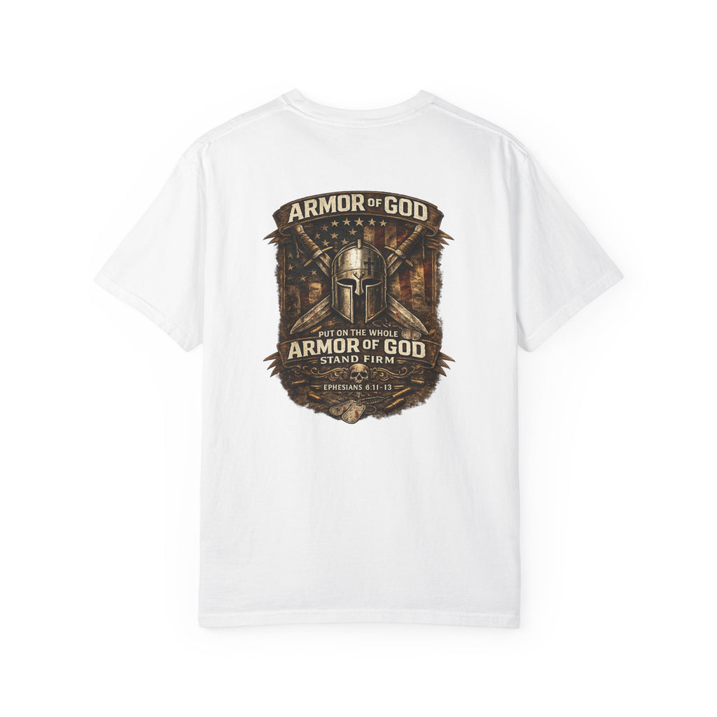 Armor of God T-Shirt — Christian Faith Graphic Tee ("Stand Firm")