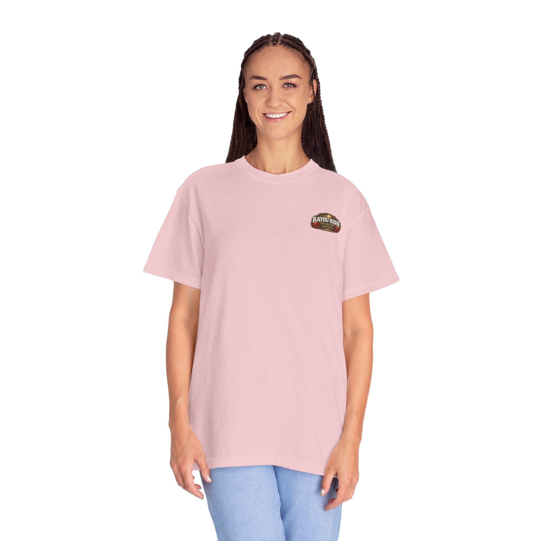 Drift South™-Mud, Sweat & Seasoning Cajun Crawfish Boil T-Shirt | Bayou Born Collection