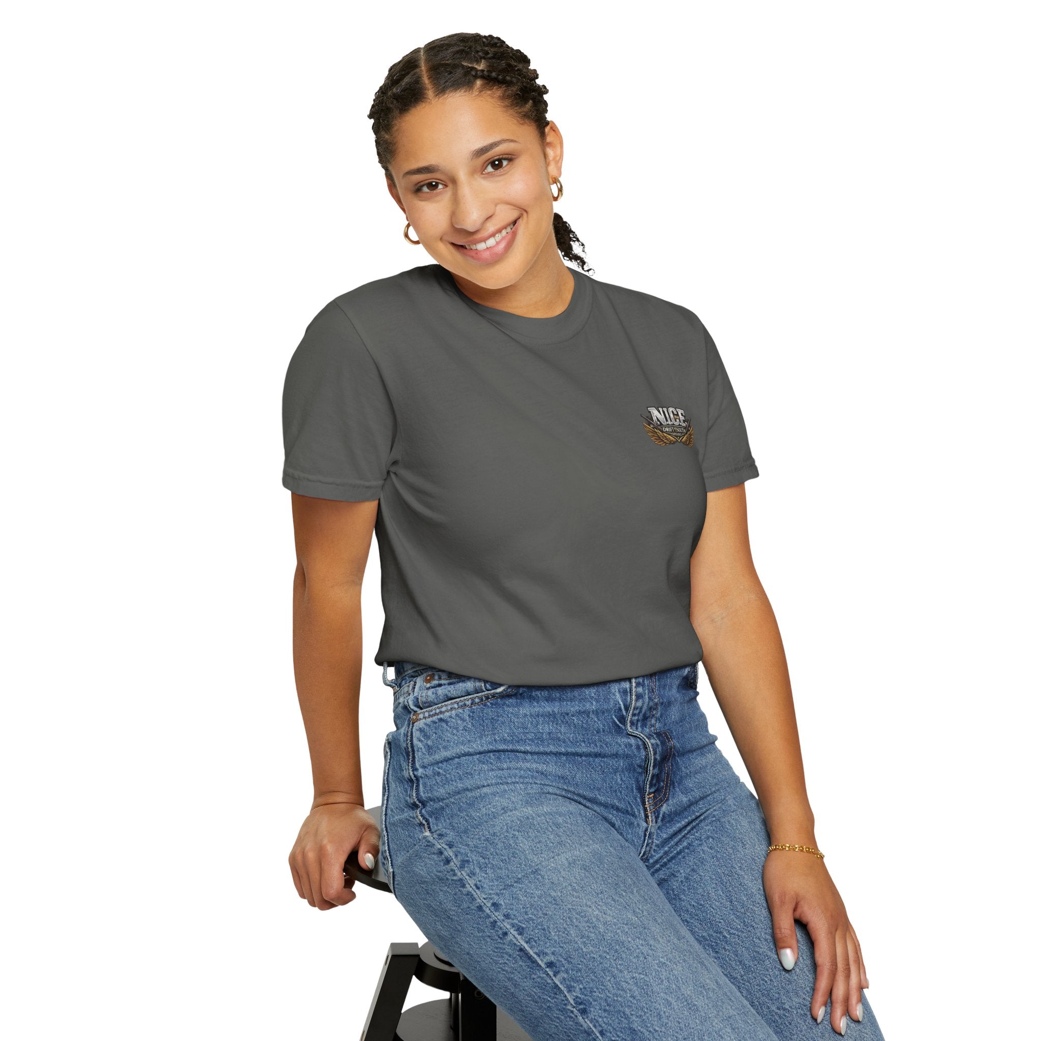 Drift South™-Patriotic “NICE” Eagle T-Shirt — Protecting Our Borders & Nation Graphic Tee