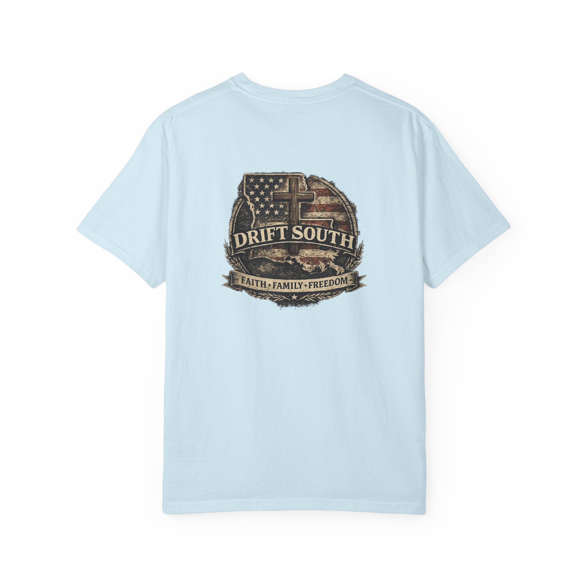 Drift South™-Faith Family Freedom Tee