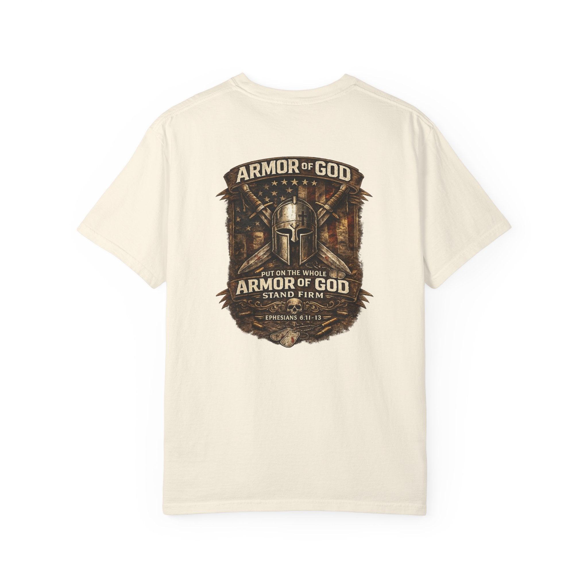 Armor of God T-Shirt — Christian Faith Graphic Tee ("Stand Firm")