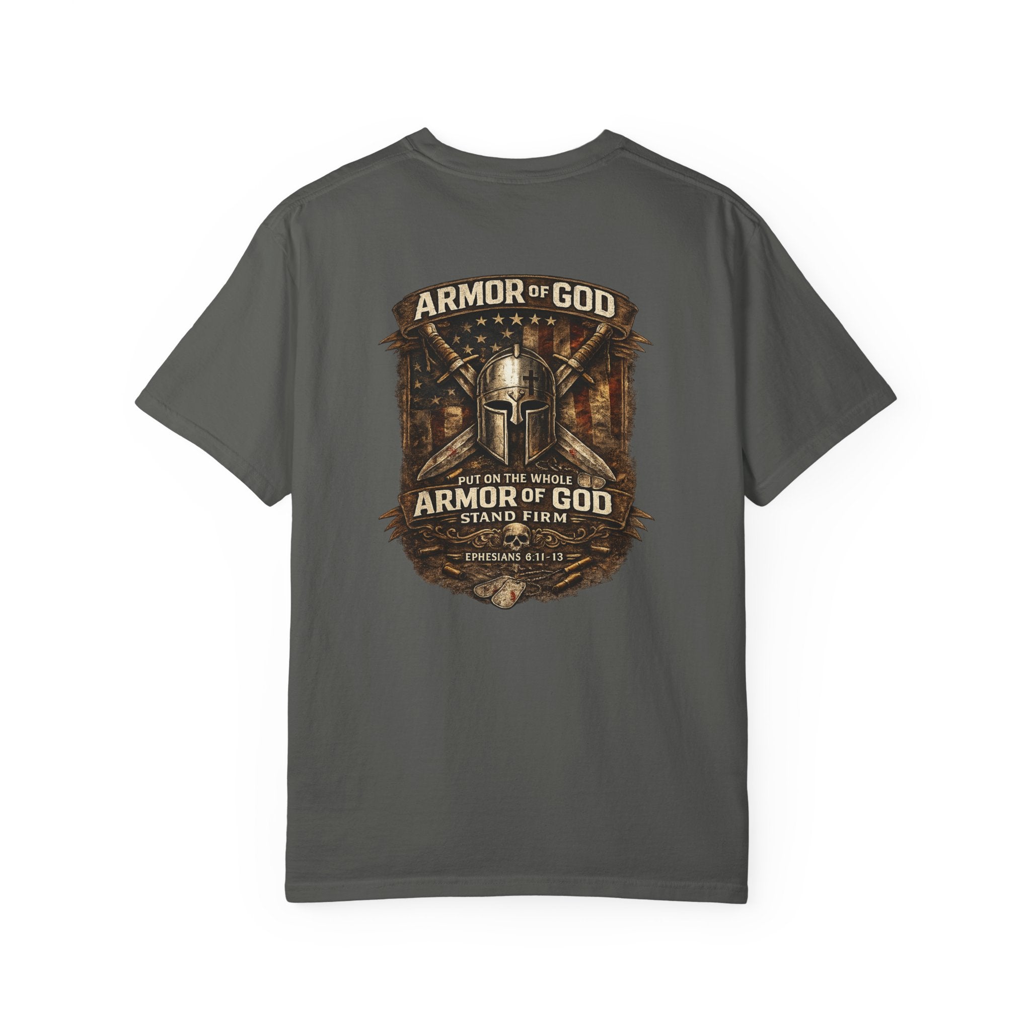 Armor of God T-Shirt — Christian Faith Graphic Tee ("Stand Firm")