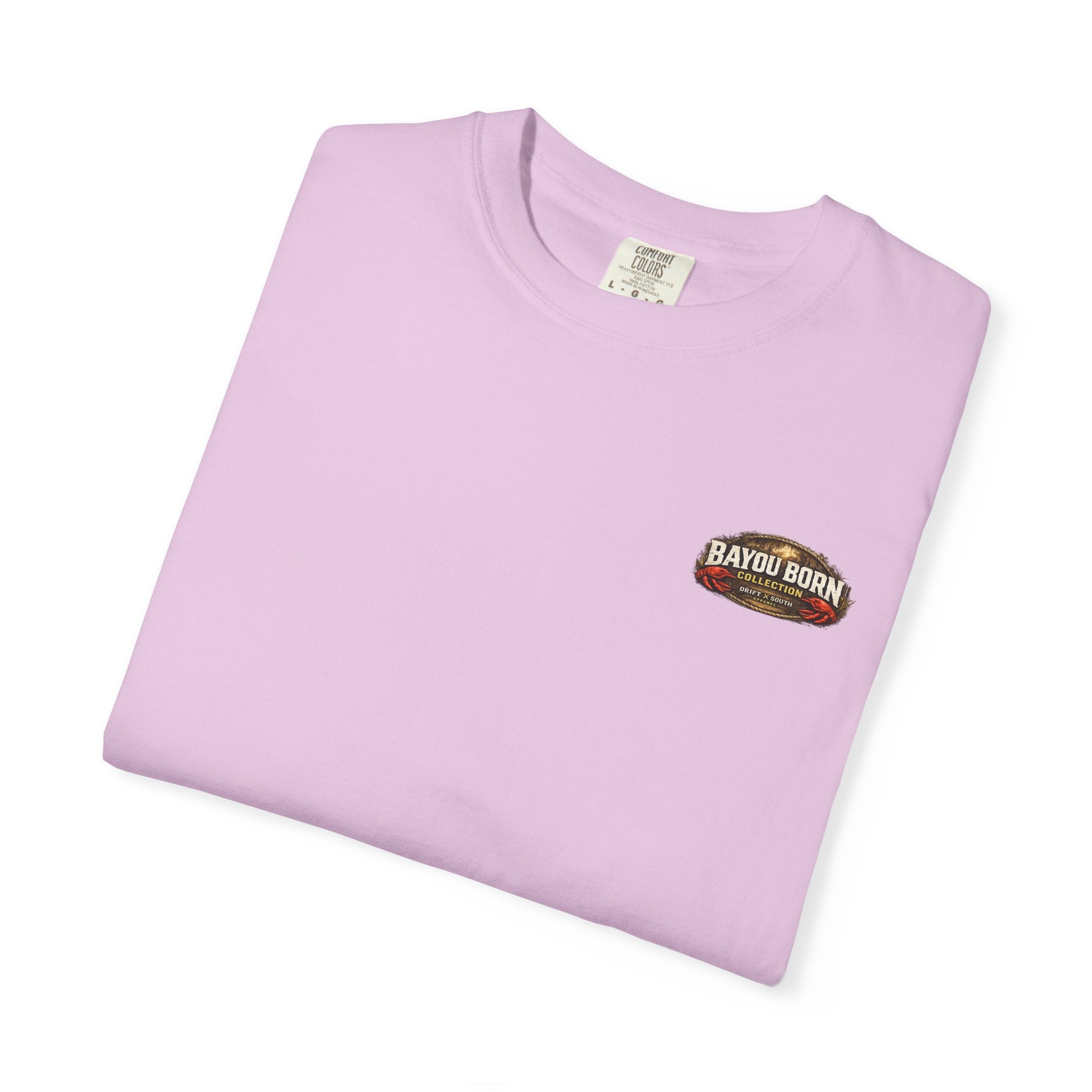 Drift South™-Mud, Sweat & Seasoning Cajun Crawfish Boil T-Shirt | Bayou Born Collection