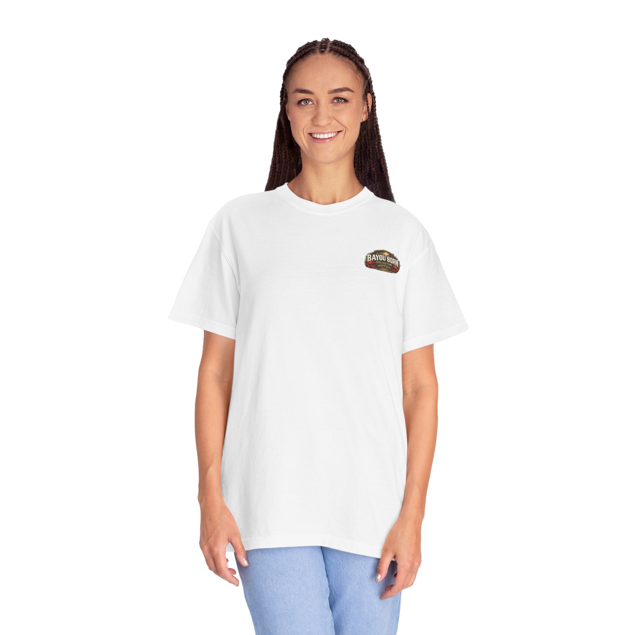 Drift South™-Mud, Sweat & Seasoning Cajun Crawfish Boil T-Shirt | Bayou Born Collection