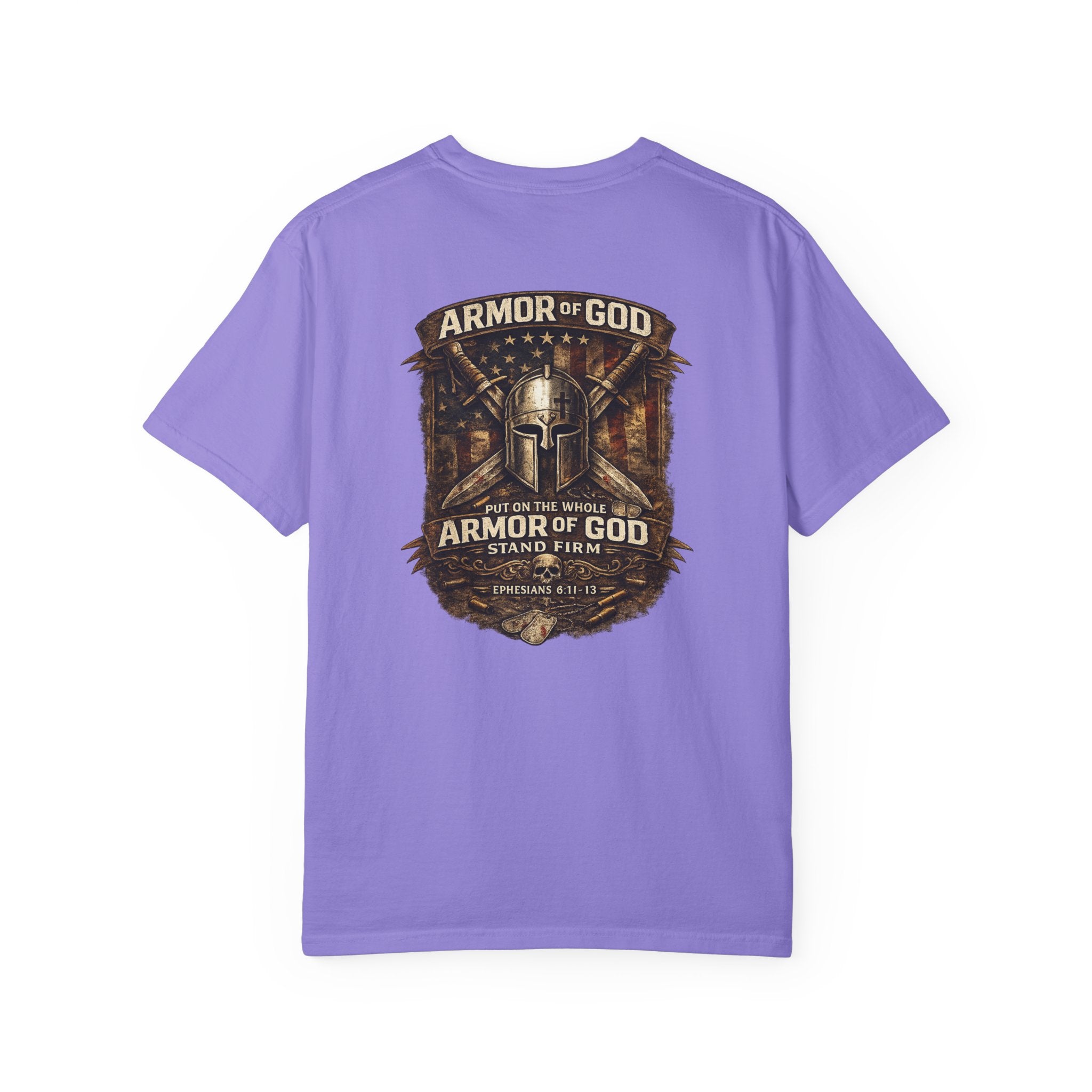 Armor of God T-Shirt — Christian Faith Graphic Tee ("Stand Firm")