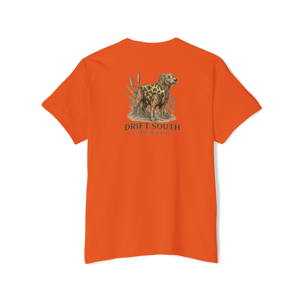 Drift South Retriever Heritage Pocket Tee | Established 2026