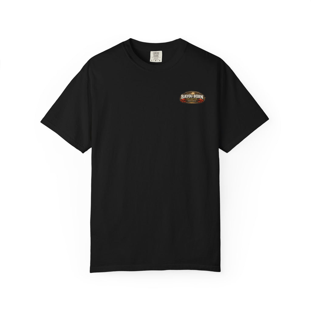 Drift South™-Mud, Sweat & Seasoning Cajun Crawfish Boil T-Shirt | Bayou Born Collection