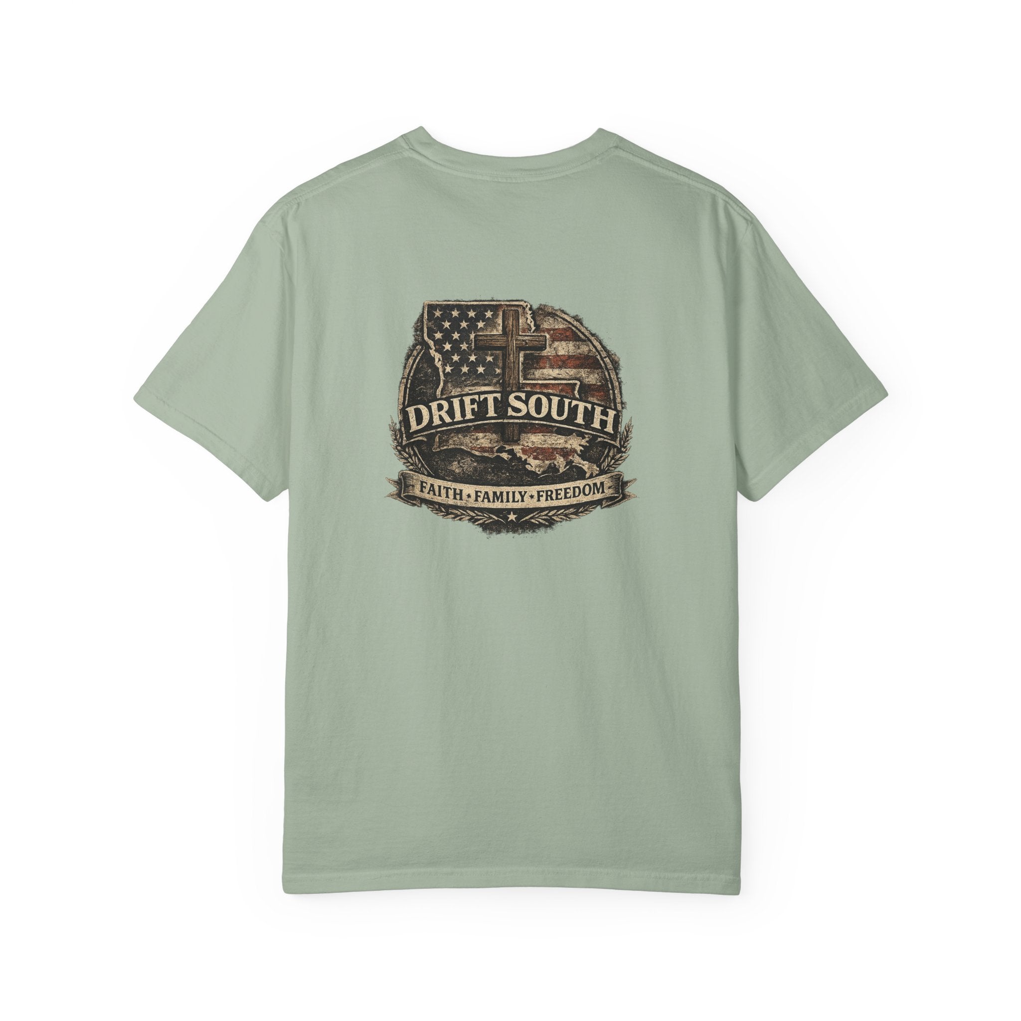 Drift South™-Faith Family Freedom Tee
