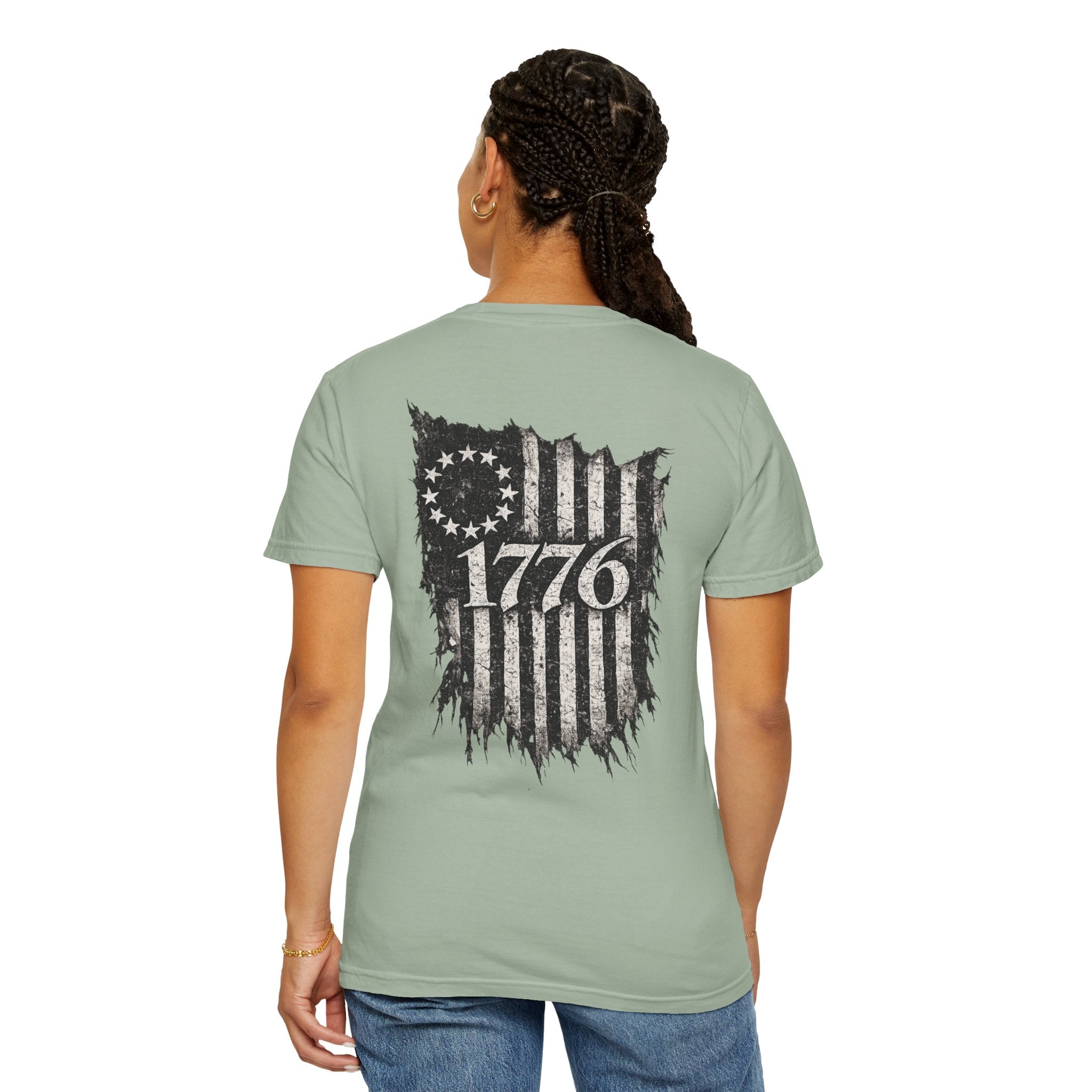 Drift South™-1776 Tattered Flag Tee