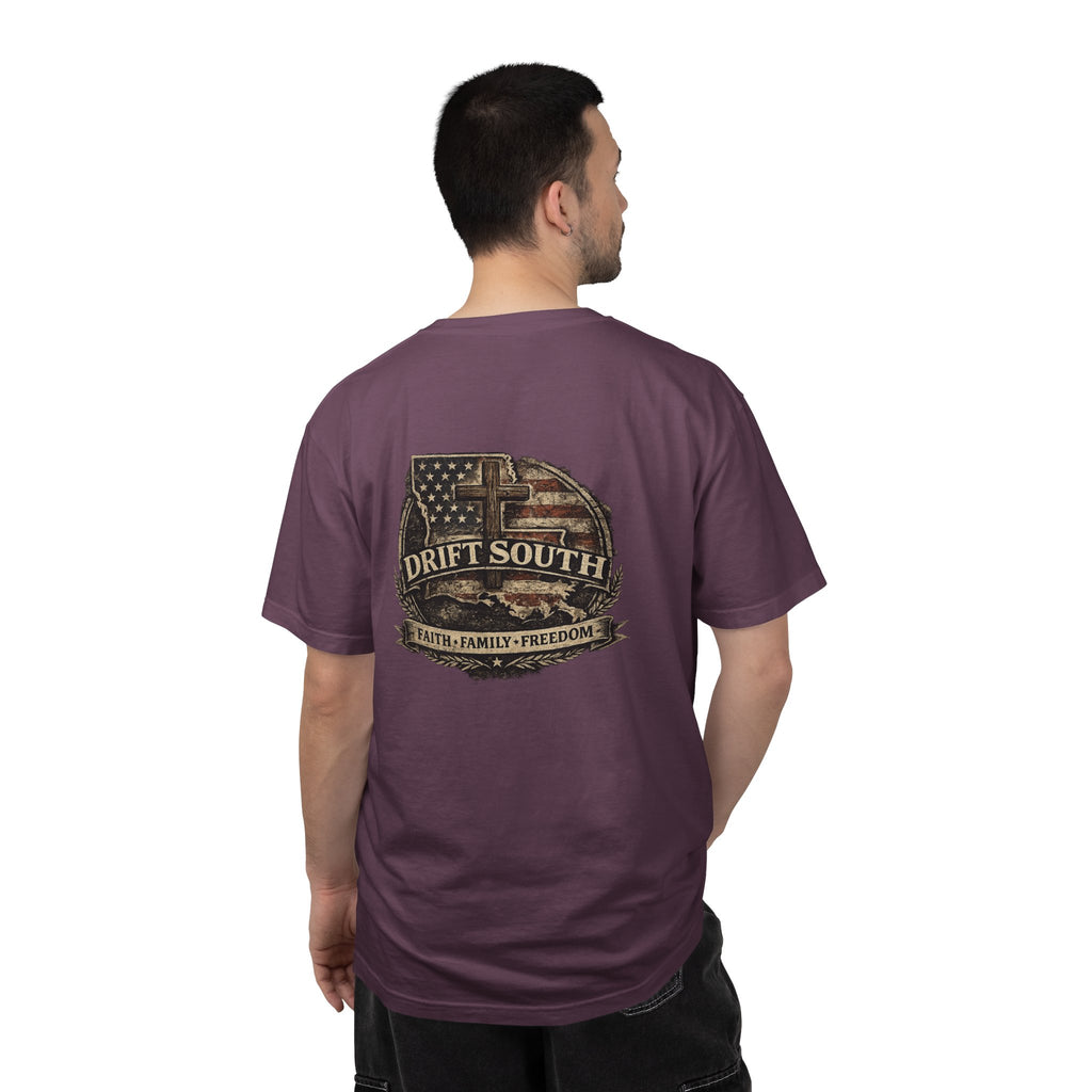 Drift South™-Faith Family Freedom Tee