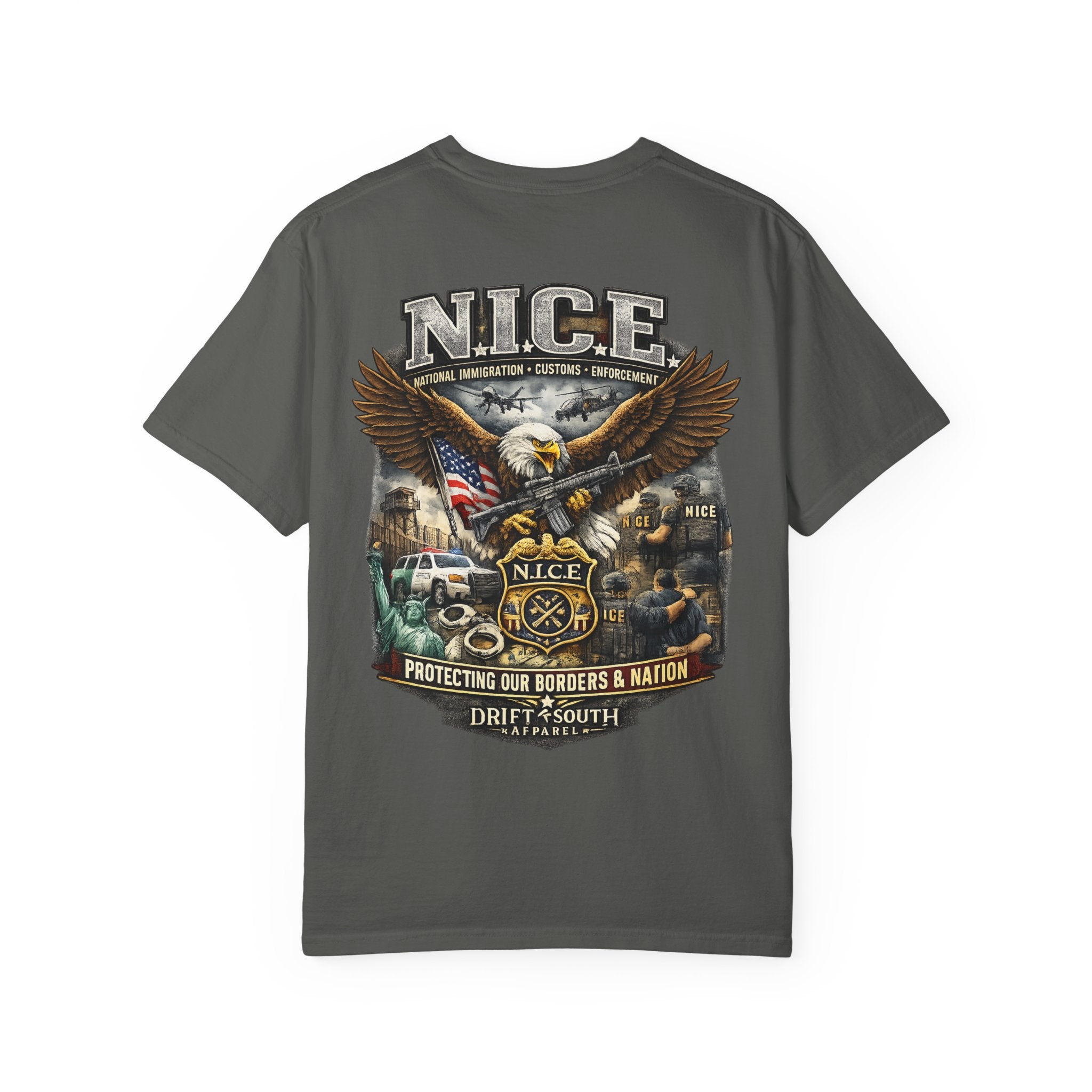 N.I.C.E. “Protecting Our Borders” Comfort Colors® T-Shirt