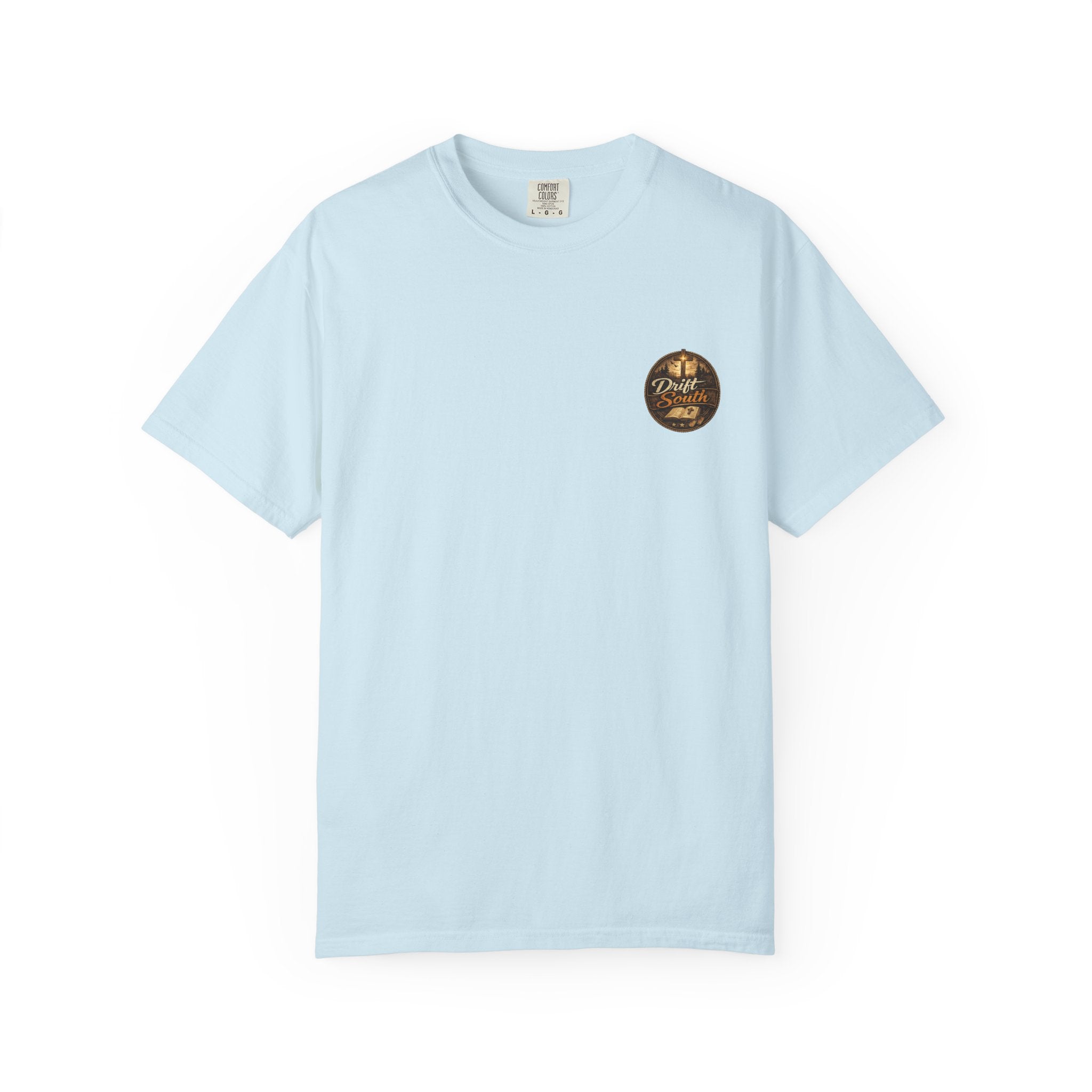 Courage Comes Through Suffering Christian Shirt – Cross & Angel Wings Tee