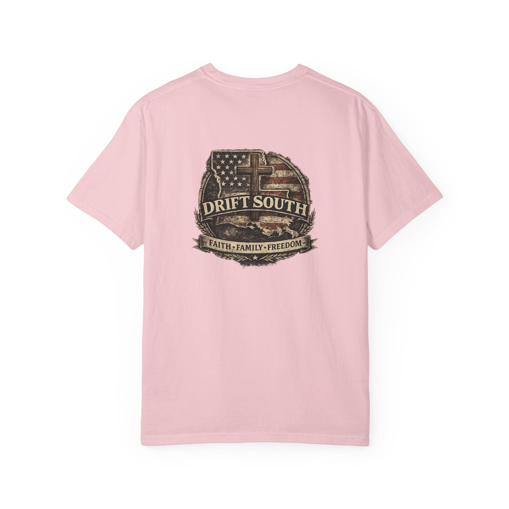 Drift South™-Faith Family Freedom Tee