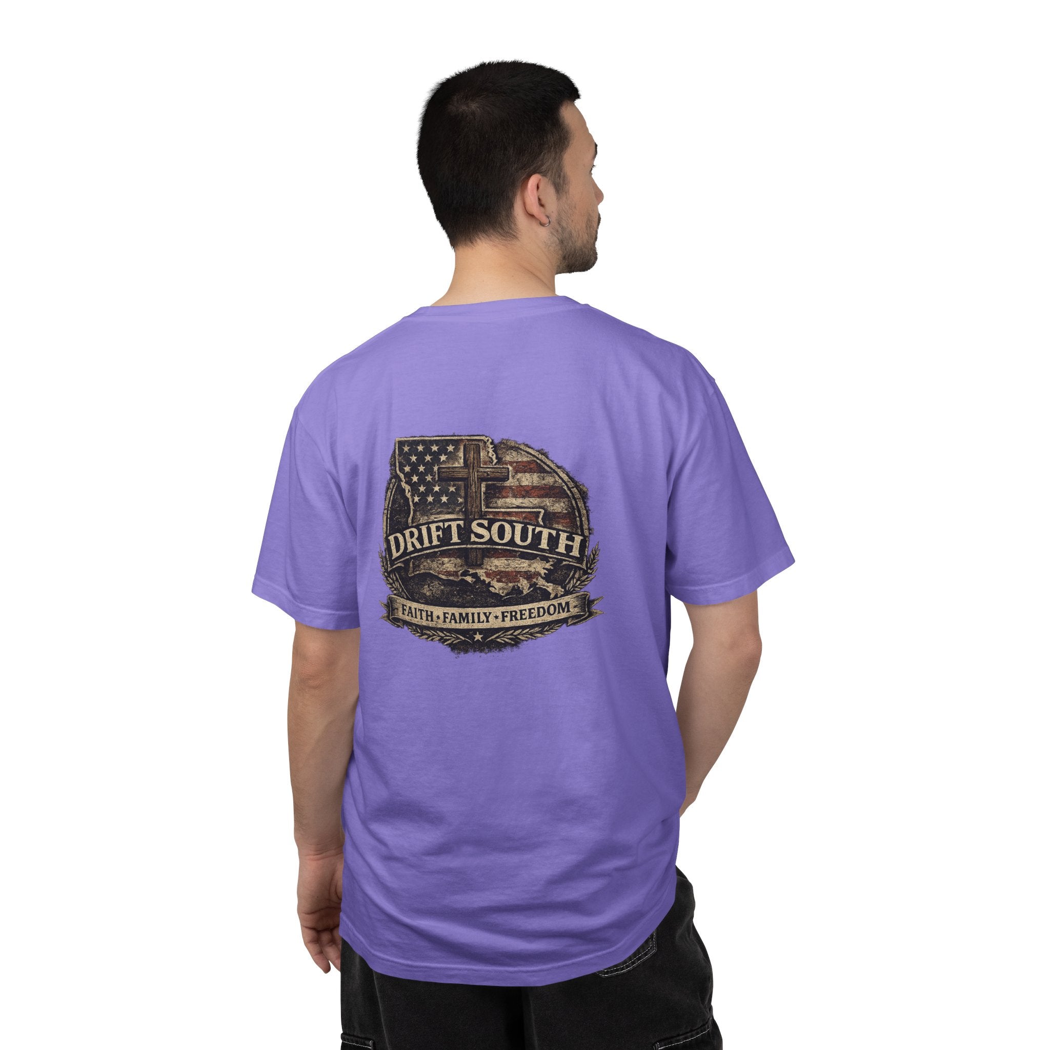 Drift South™-Faith Family Freedom Tee