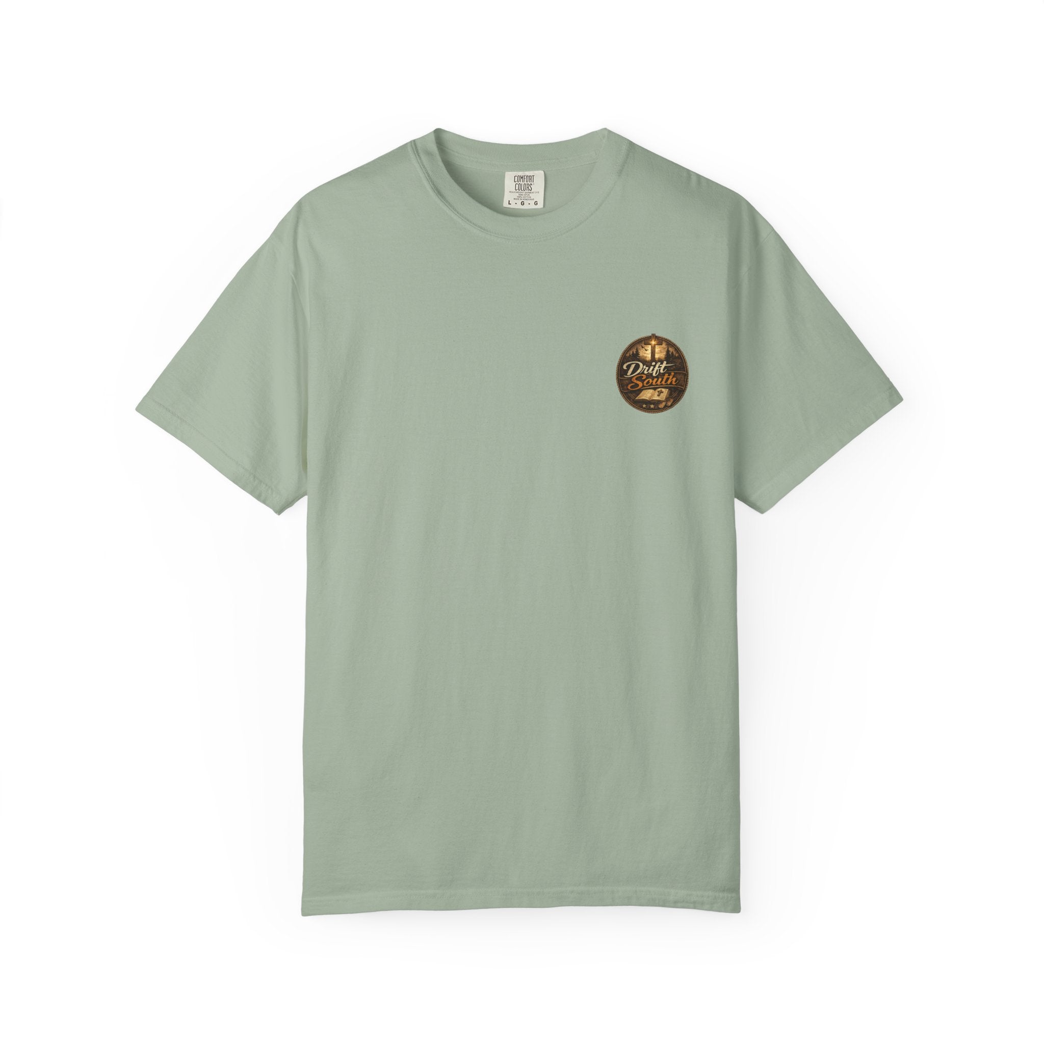 Courage Comes Through Suffering Christian Shirt – Cross & Angel Wings Tee