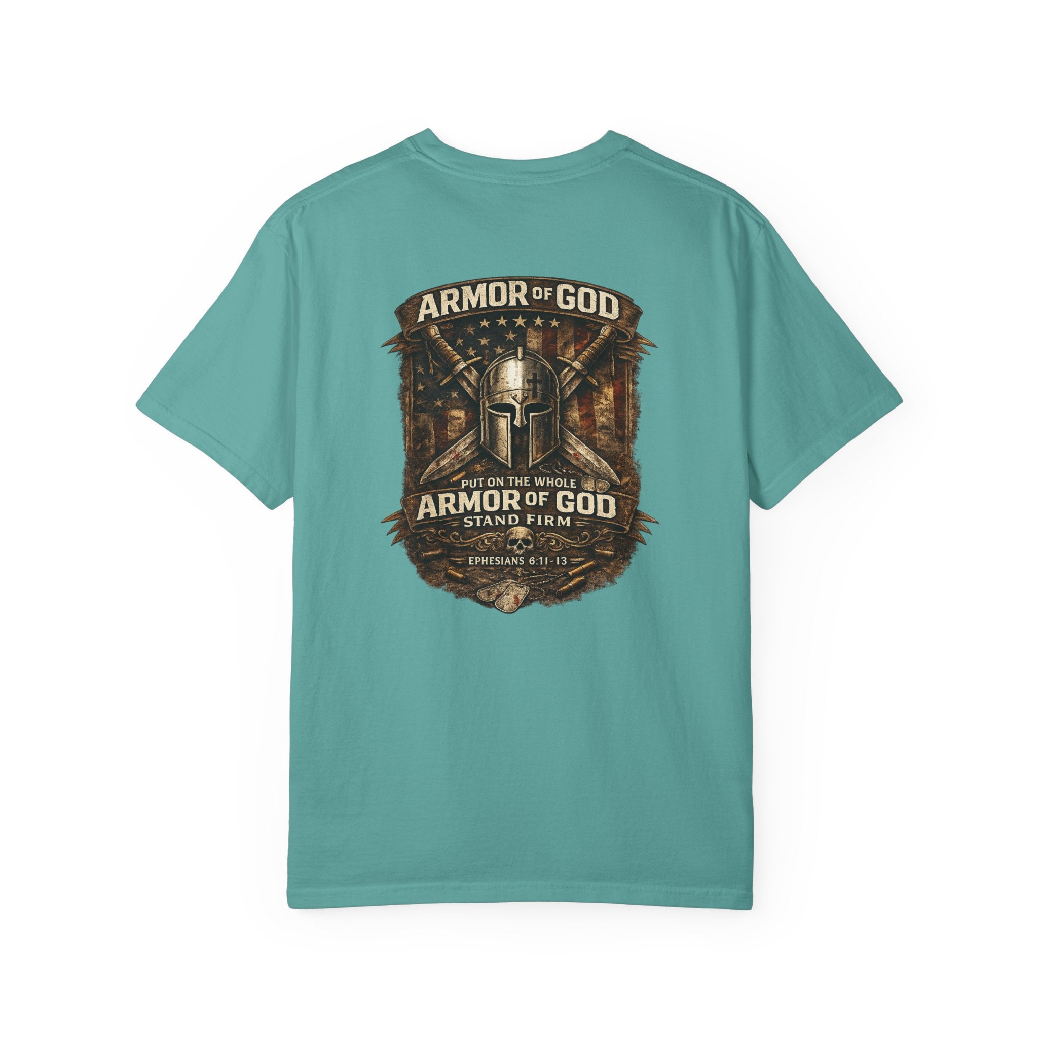Armor of God T-Shirt — Christian Faith Graphic Tee ("Stand Firm")