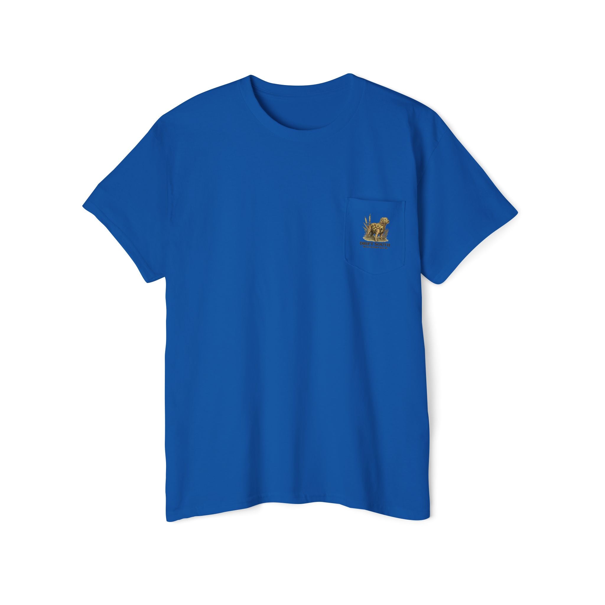 Drift South Retriever Heritage Pocket Tee | Established 2026