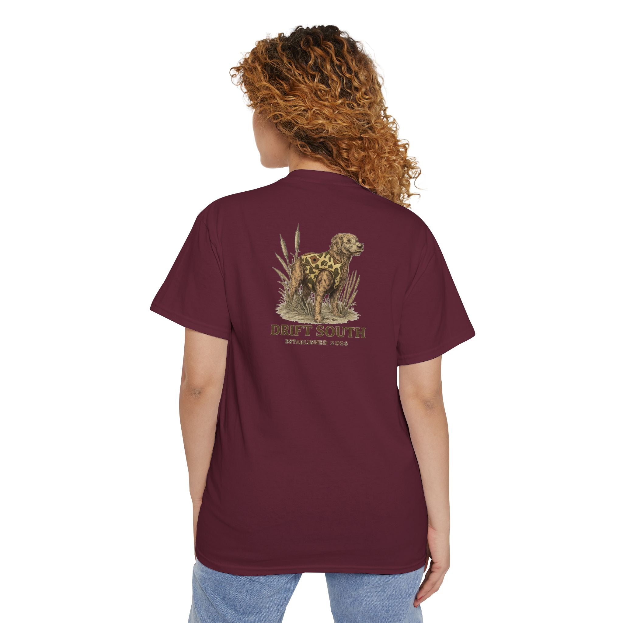 Drift South Retriever Heritage Pocket Tee | Established 2026