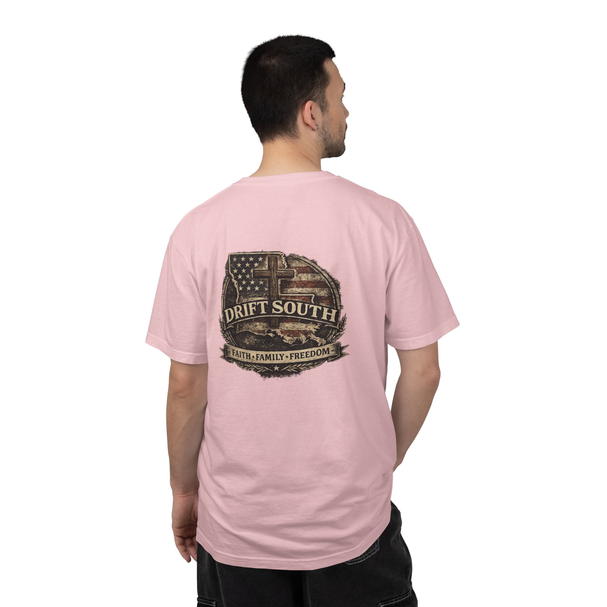 Drift South™-Faith Family Freedom Tee