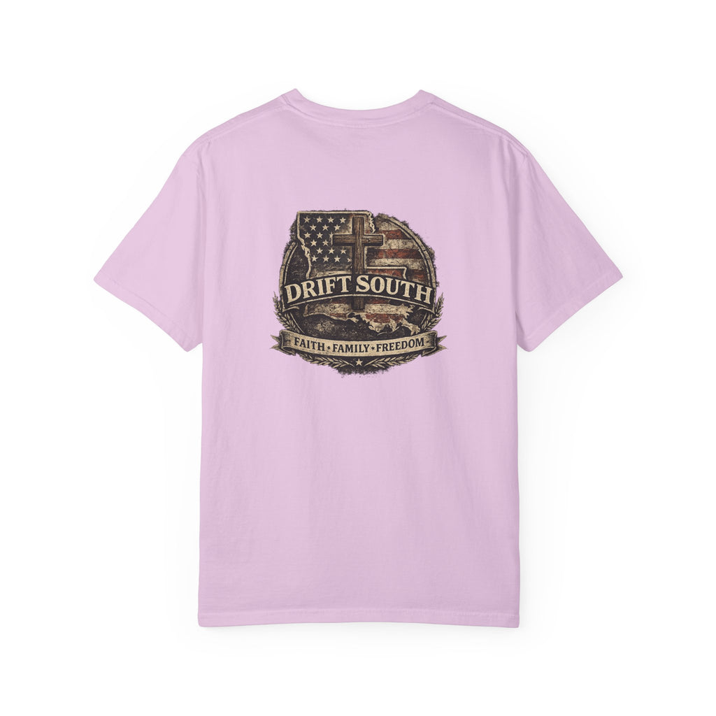 Drift South™-Faith Family Freedom Tee