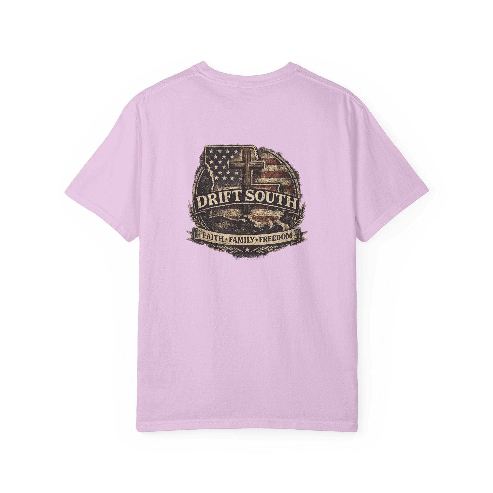 Drift South™-Faith Family Freedom Tee