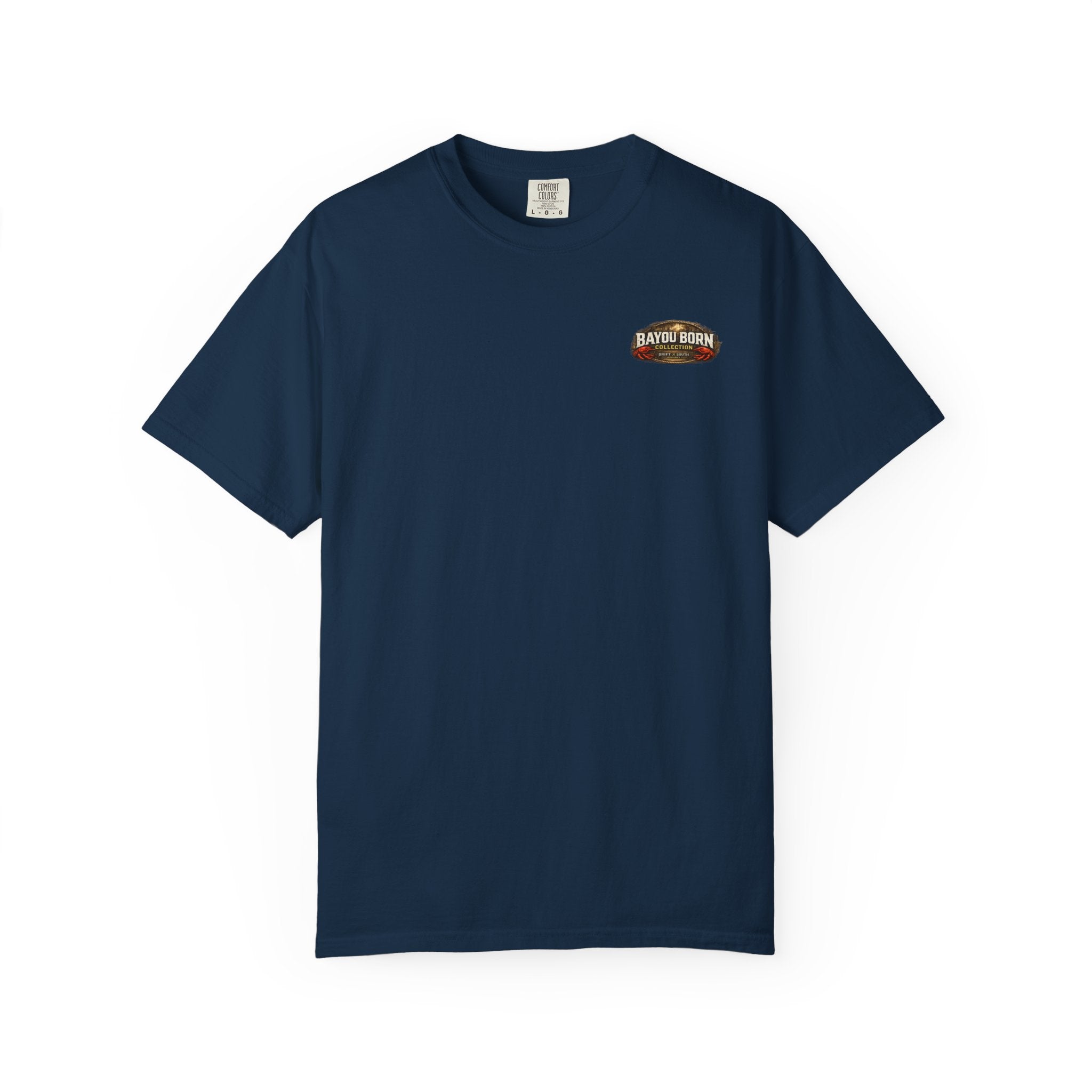 Drift South™-Mud, Sweat & Seasoning Cajun Crawfish Boil T-Shirt | Bayou Born Collection