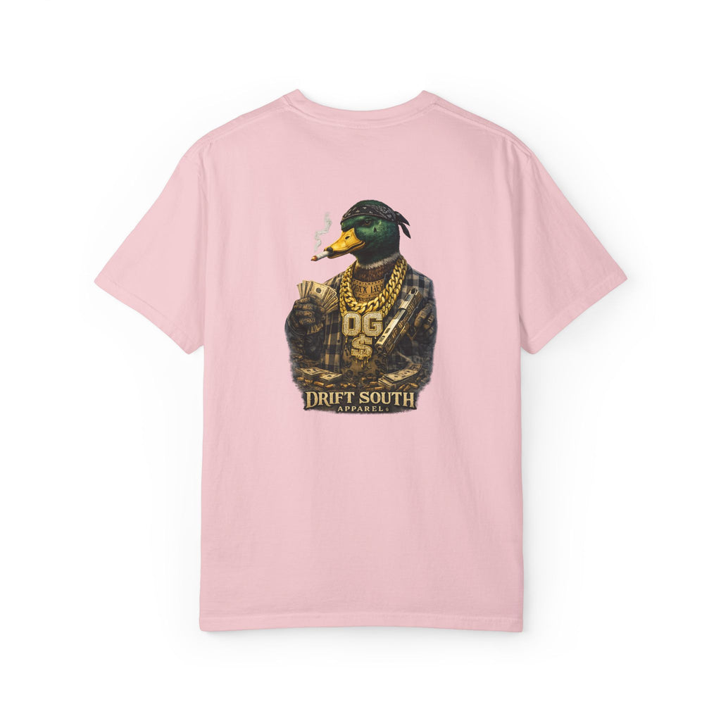 Gangster Mallard Duck T-shirt | Duck with Chains and Money