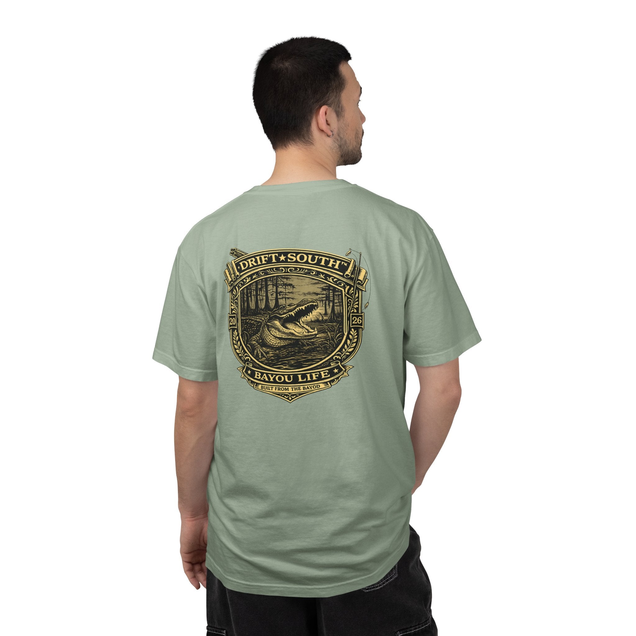Drift South™ Bayou Life Gator Heritage Tee
