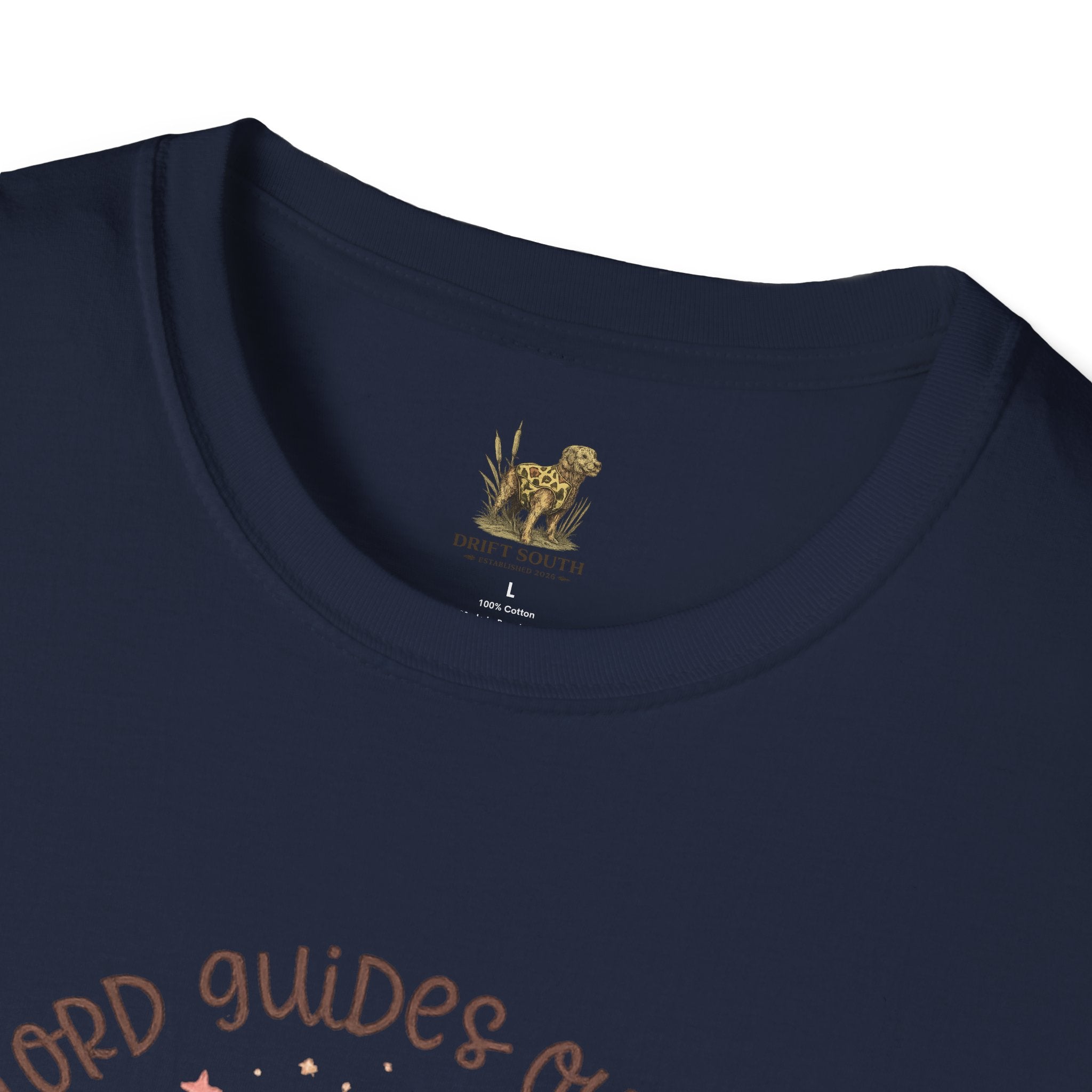 Christian Cowboy Boot T-Shirt — “The Lord Guides Our Steps” Floral Western Tee