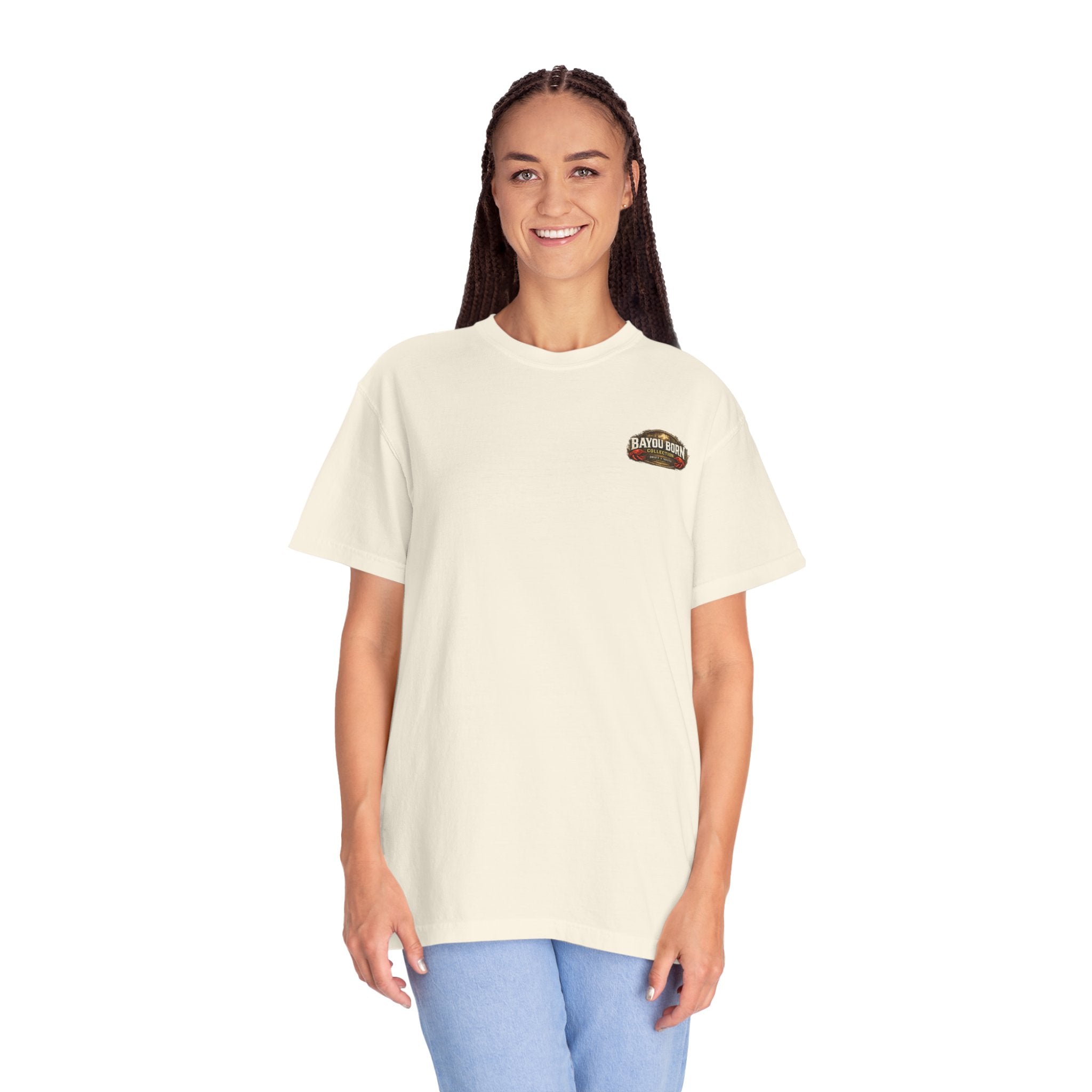 Drift South™-Mud, Sweat & Seasoning Cajun Crawfish Boil T-Shirt | Bayou Born Collection