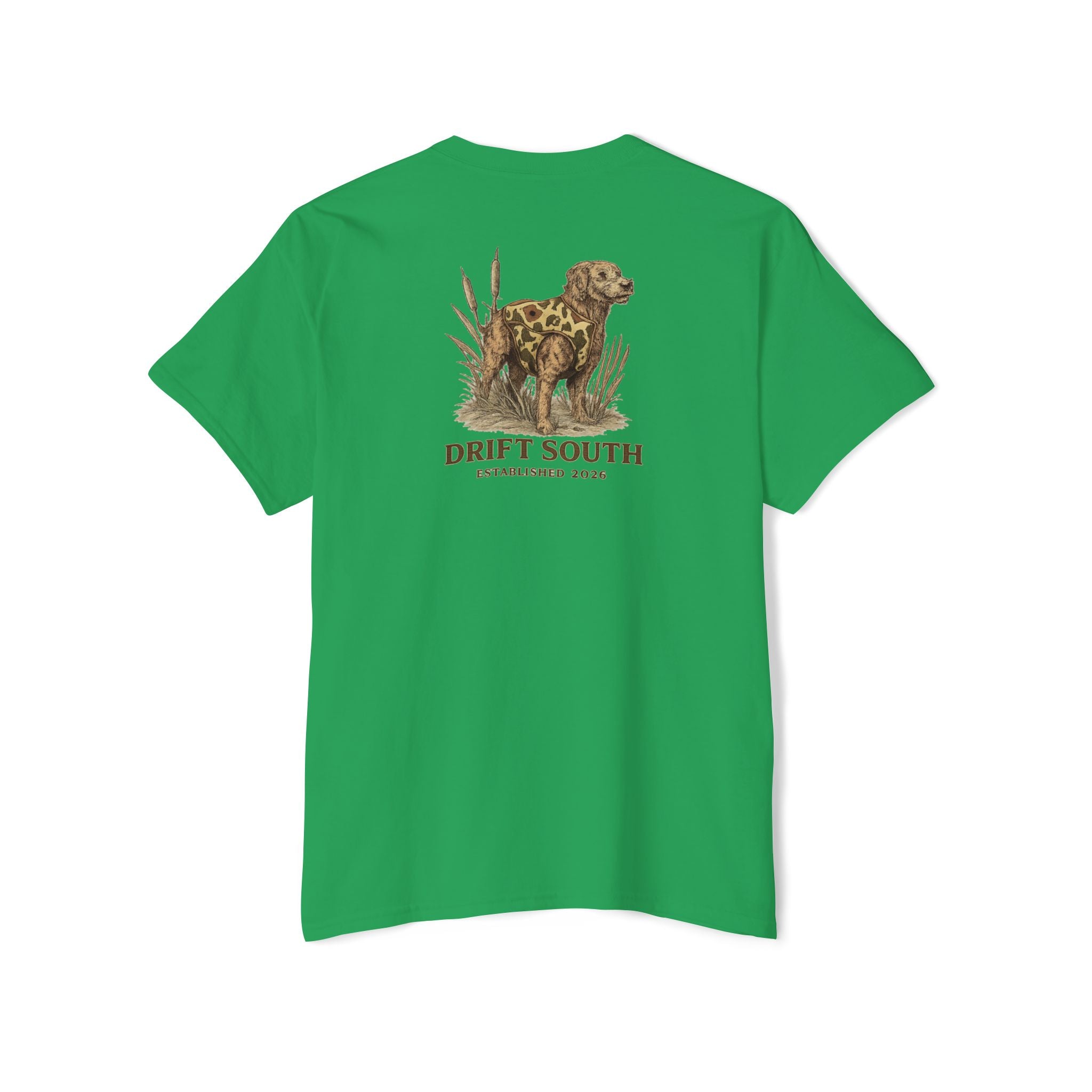 Drift South Retriever Heritage Pocket Tee | Established 2026