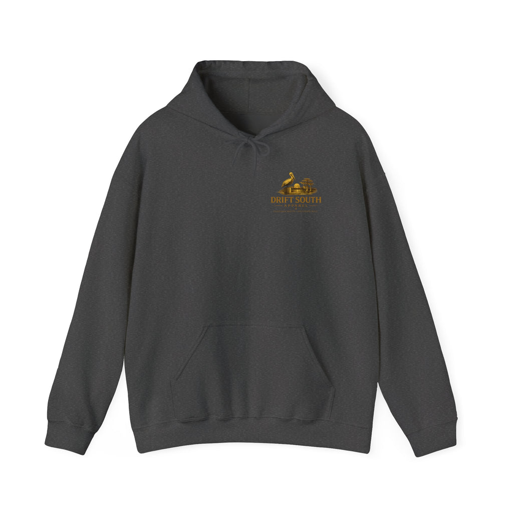 Duck Smoking Cigar Graphic Hoodie | Drift South Logo, Streetwear Style