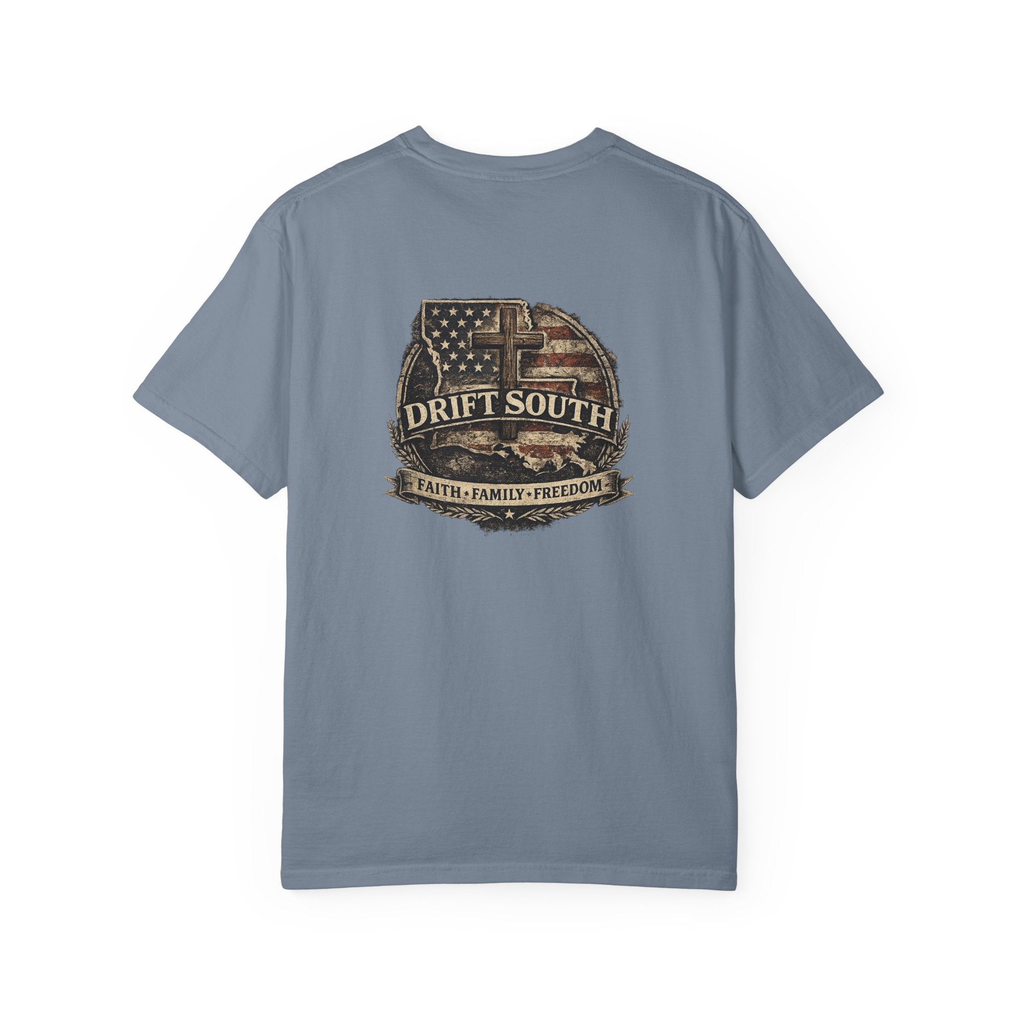 Drift South™-Faith Family Freedom Tee