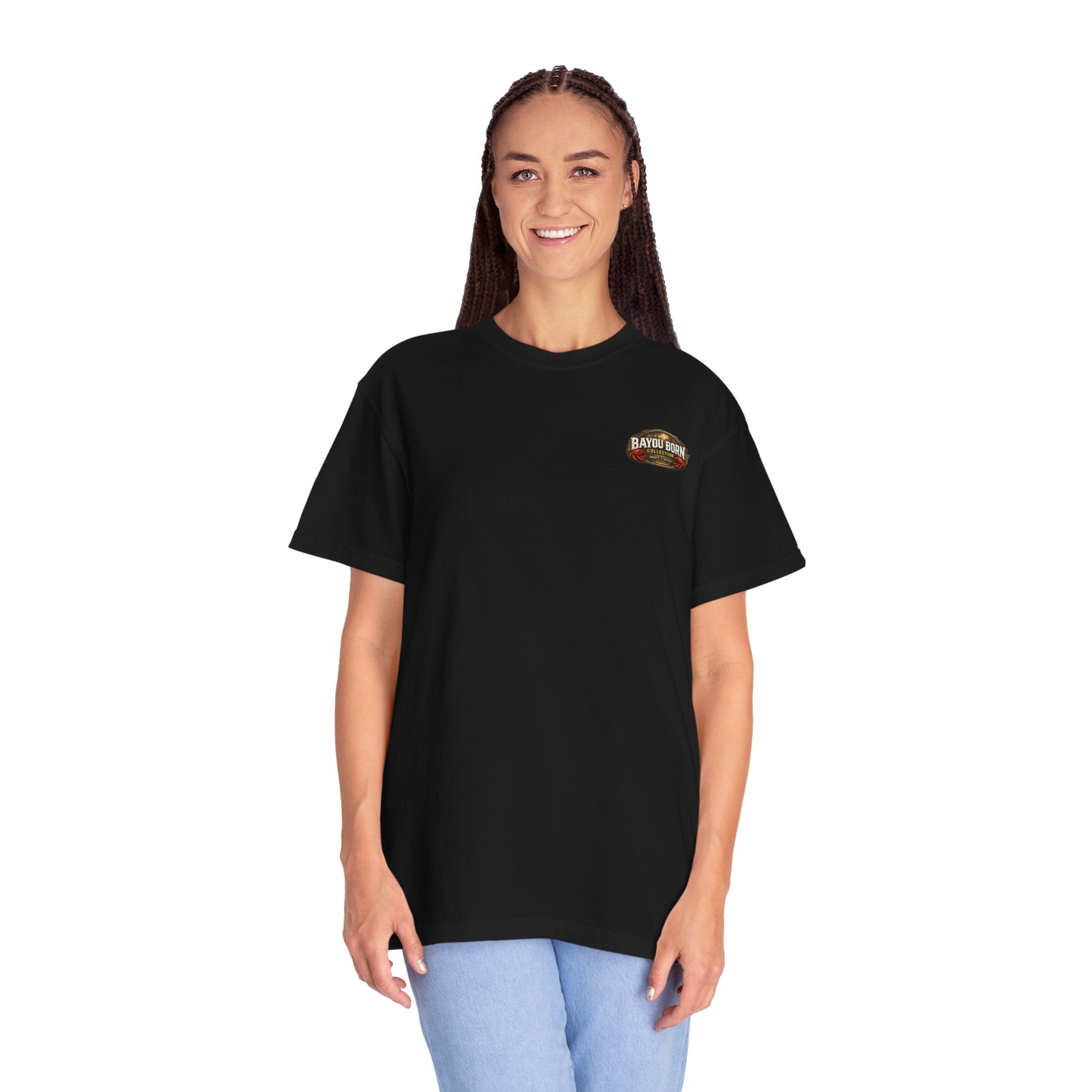 Drift South™-Mud, Sweat & Seasoning Cajun Crawfish Boil T-Shirt | Bayou Born Collection