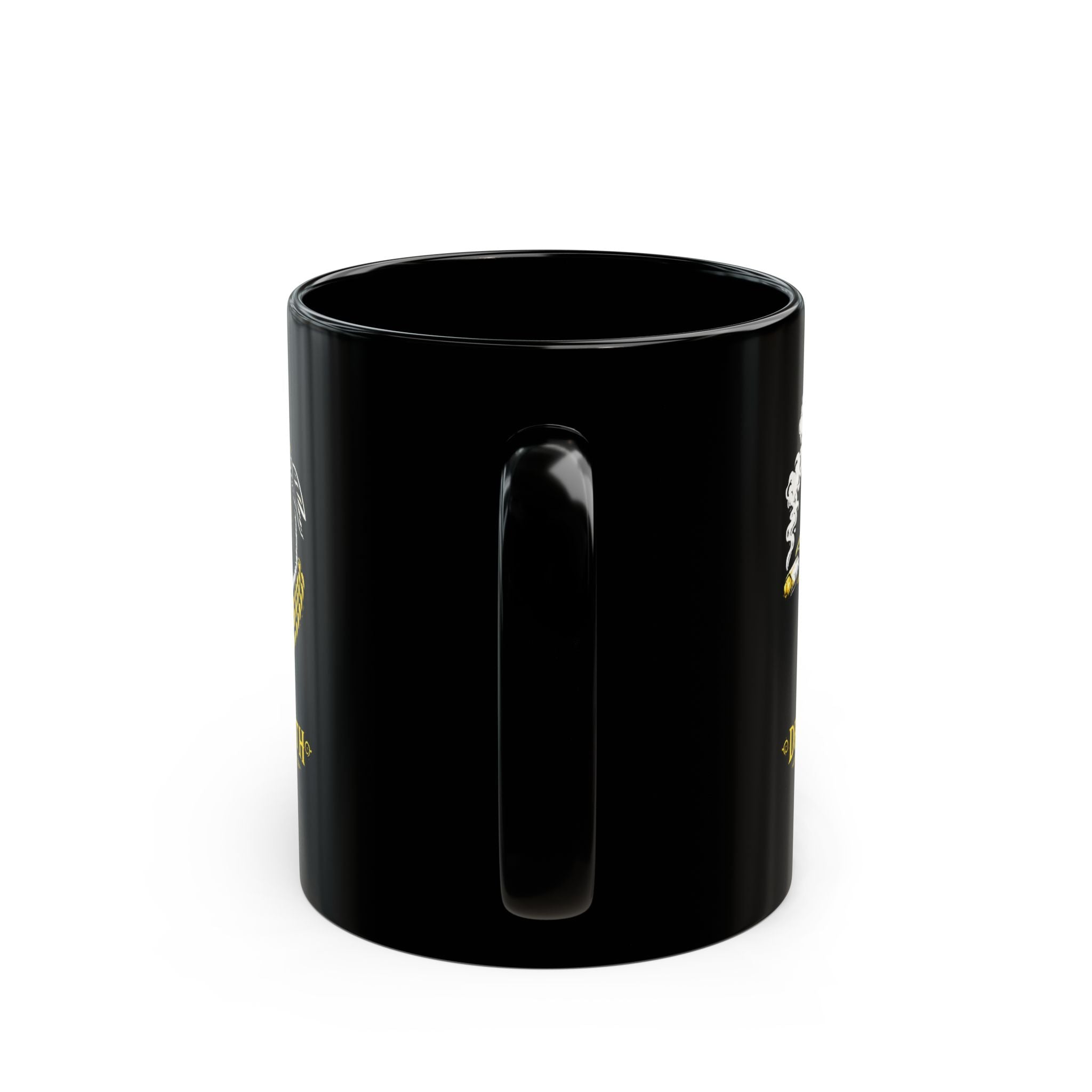 Drift South™ Black Duck Mug – Smoky Duck Head Coffee Cup (11oz & 15oz)