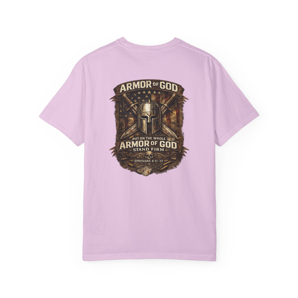 Armor of God T-Shirt — Christian Faith Graphic Tee ("Stand Firm")