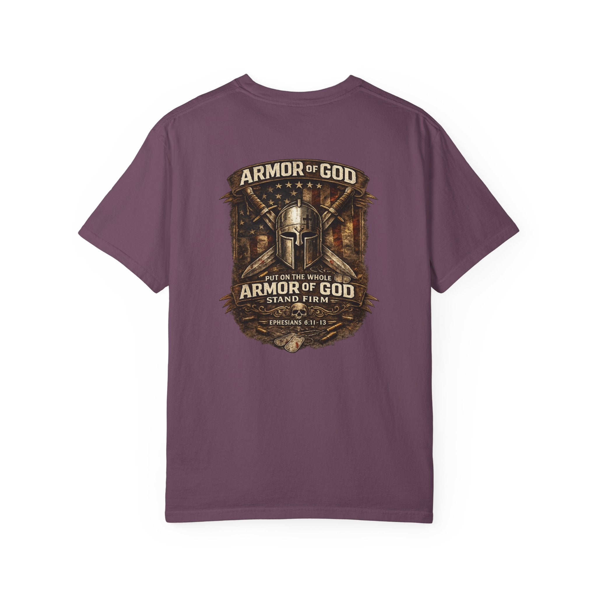 Armor of God T-Shirt — Christian Faith Graphic Tee ("Stand Firm")