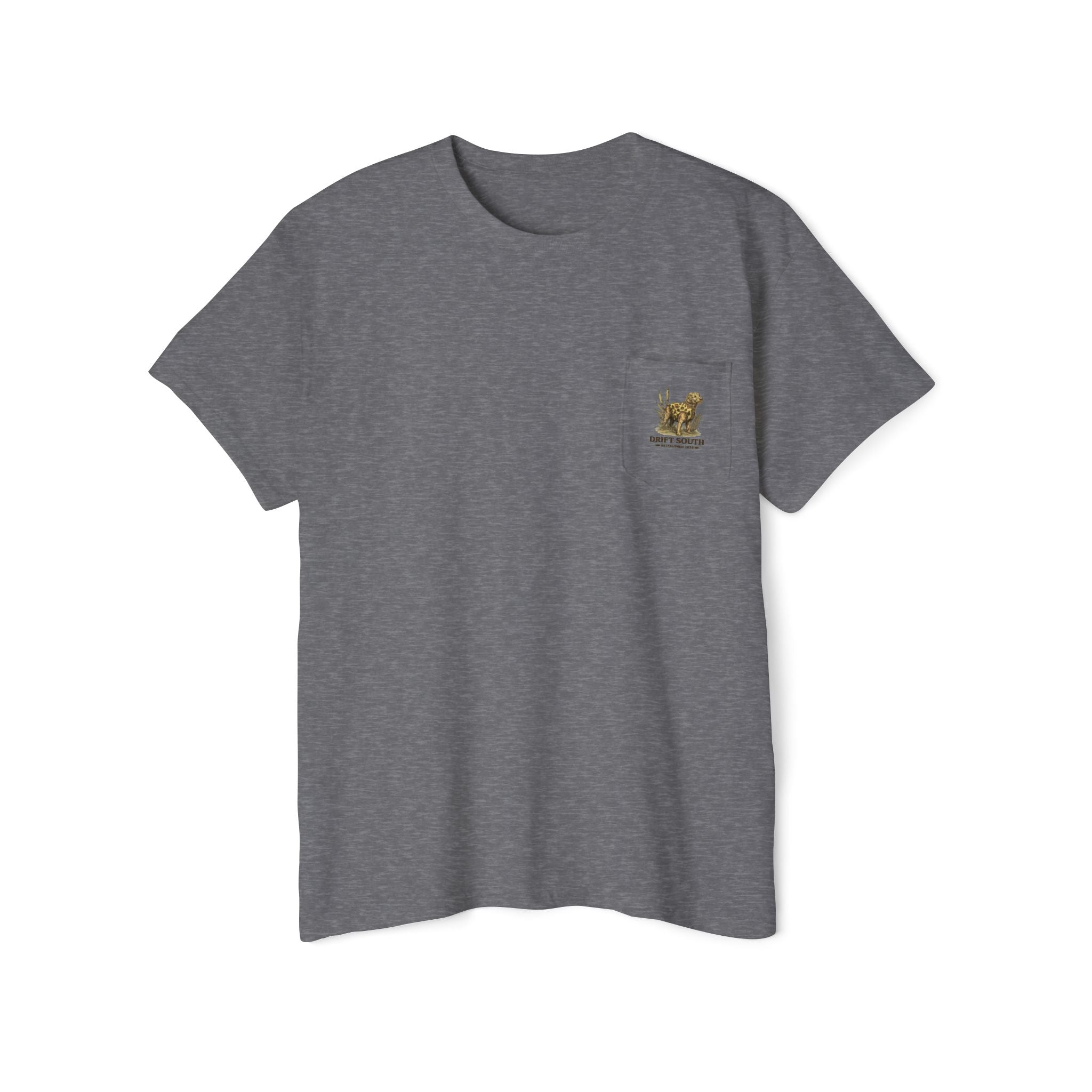 Drift South Retriever Heritage Pocket Tee | Established 2026