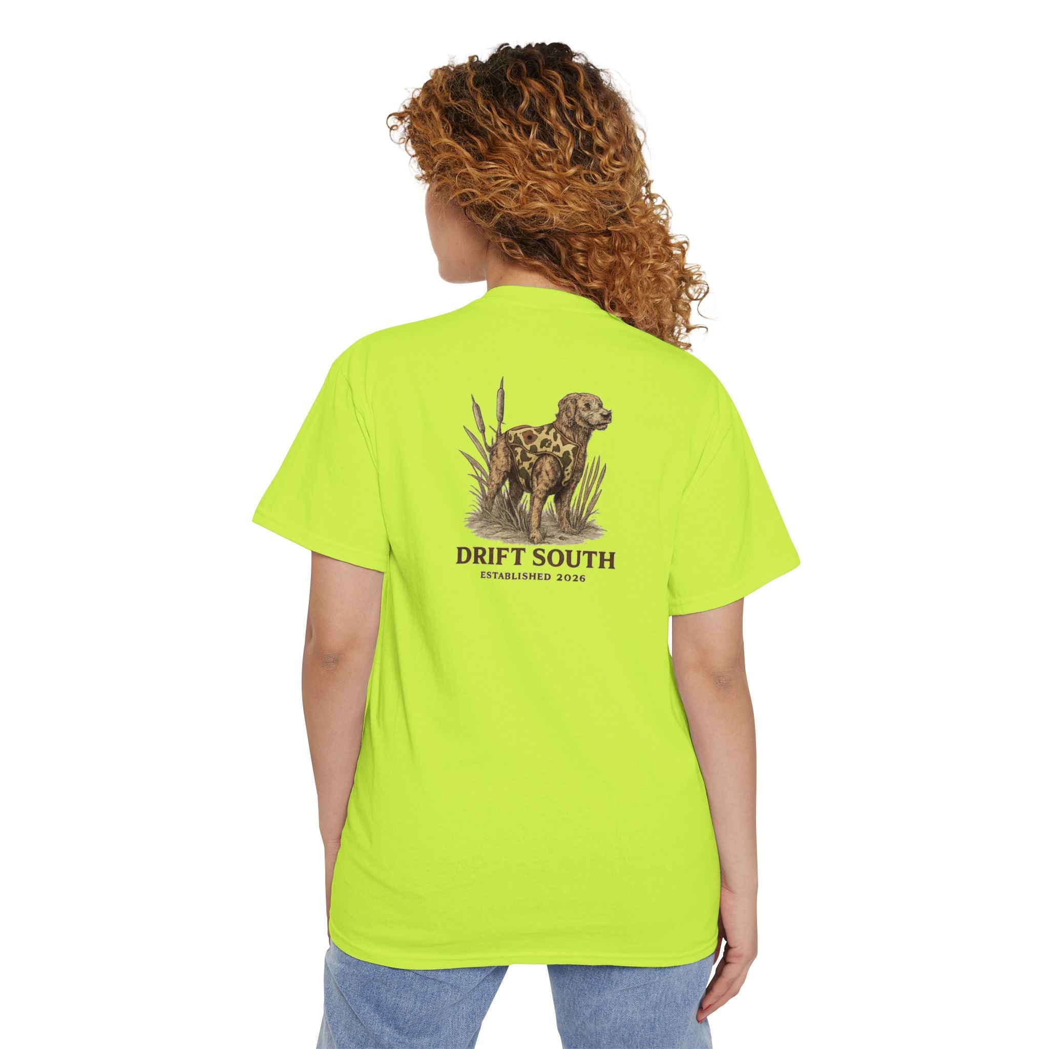 Drift South Retriever Heritage Pocket Tee | Established 2026